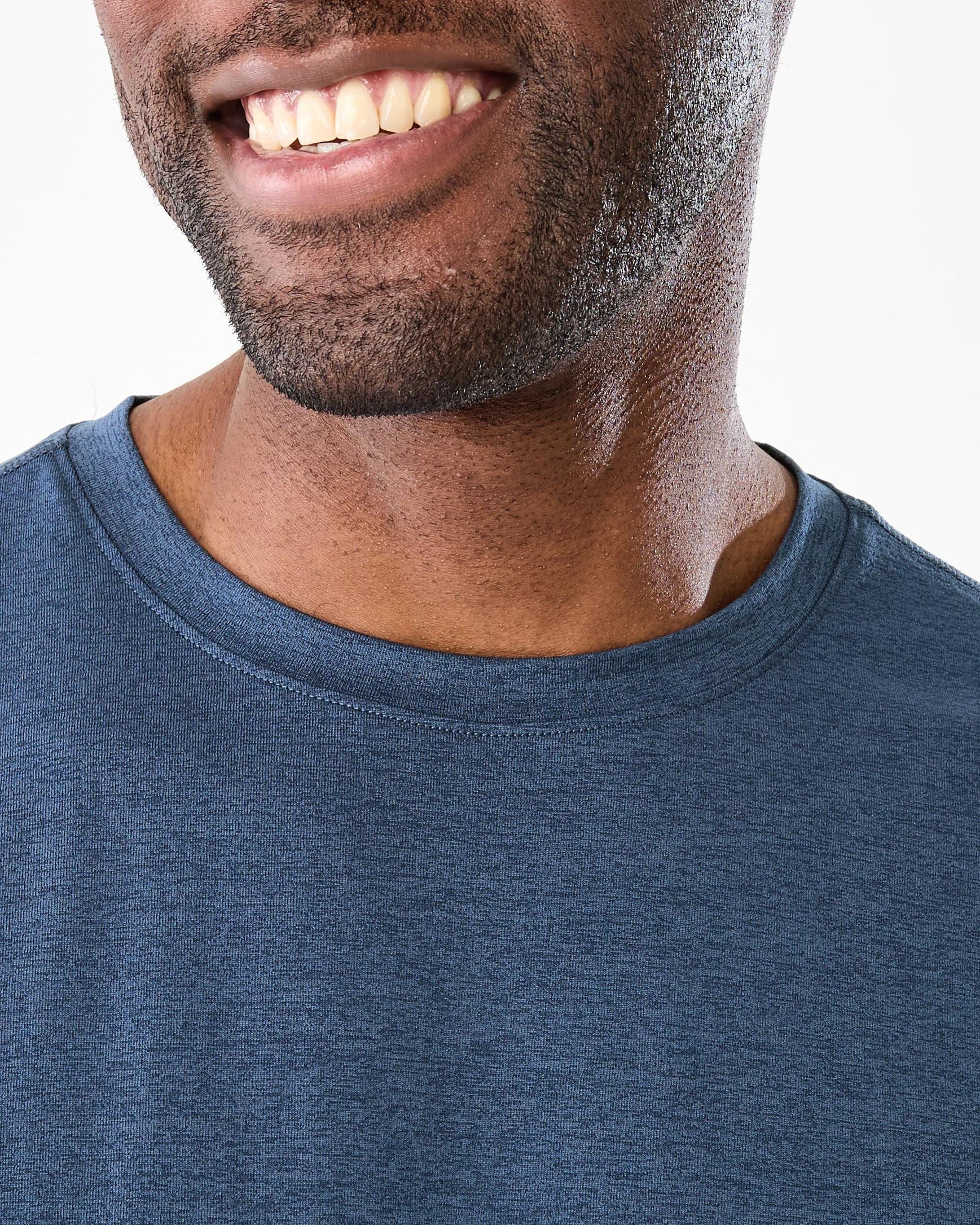 5 Active Mens Regular Training T-shirt Nvy Washd, 5 of 5