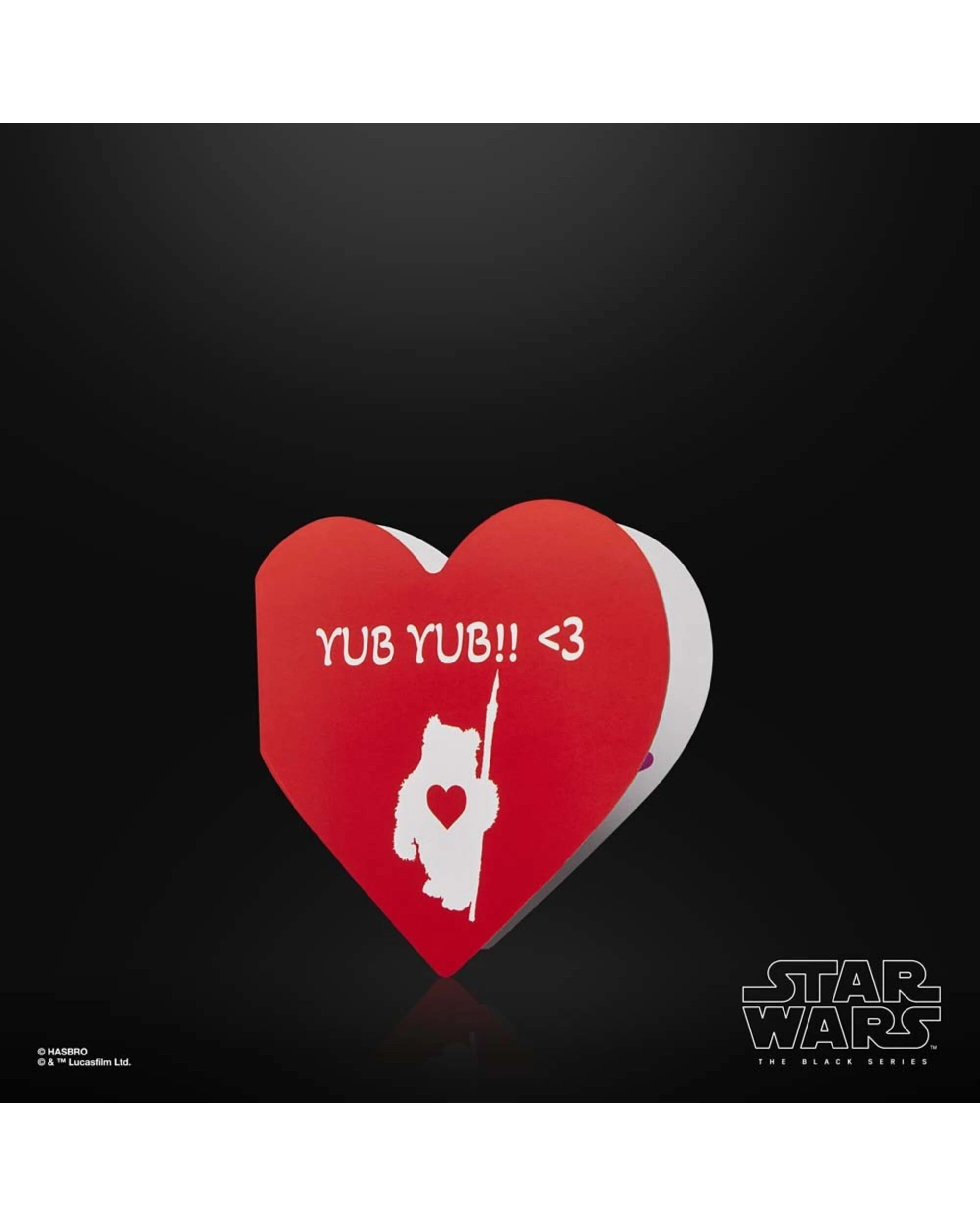 4 Star Wars - The Black Series - Ewok Valentine's Day Edition Action Figure, 4 of 5