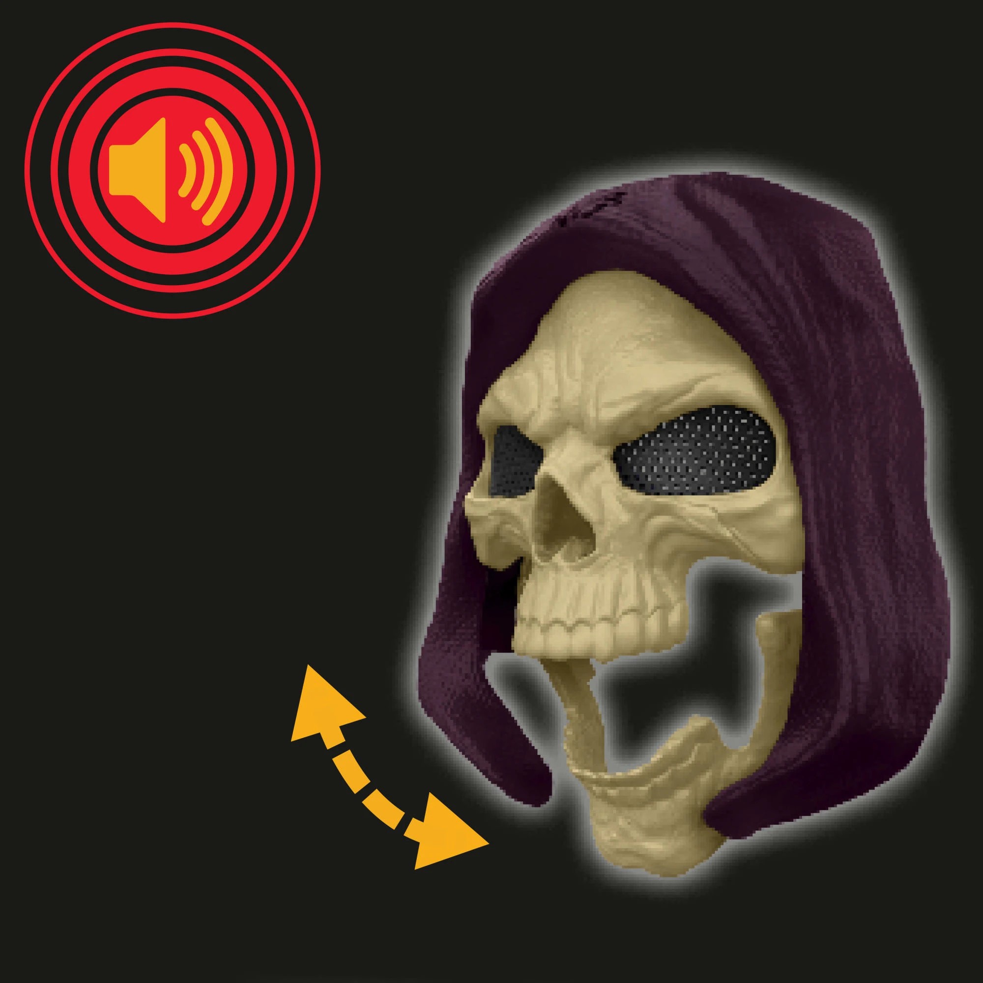 3 Masters of the Universe Skeletor Talking Mask Role Play, 3 of 6