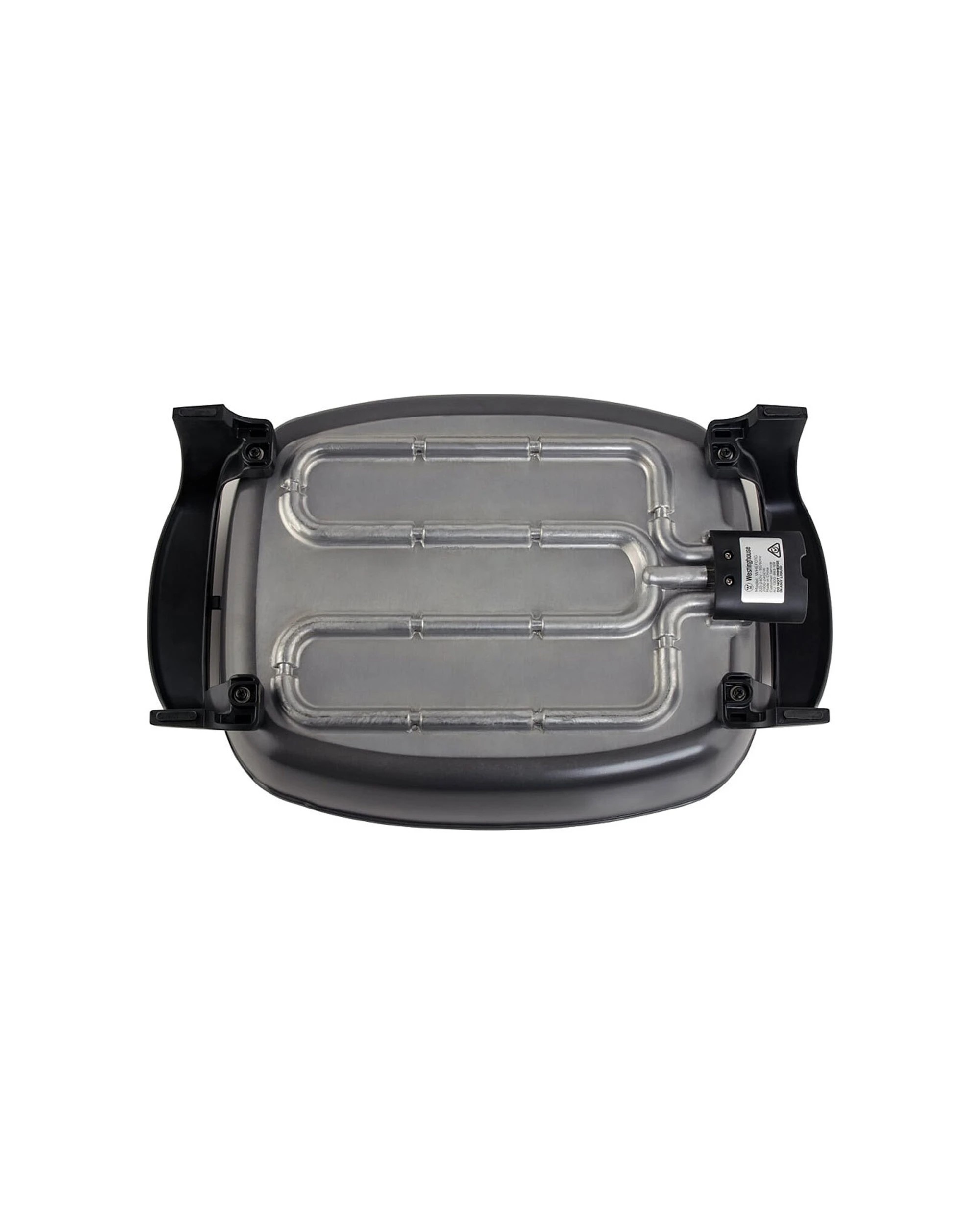 5 Westinghouse 2400w Non-stick Electric Skillet Fry Pan W/ Glass Lid Cookware Grey
 - Grey, 5 of 5