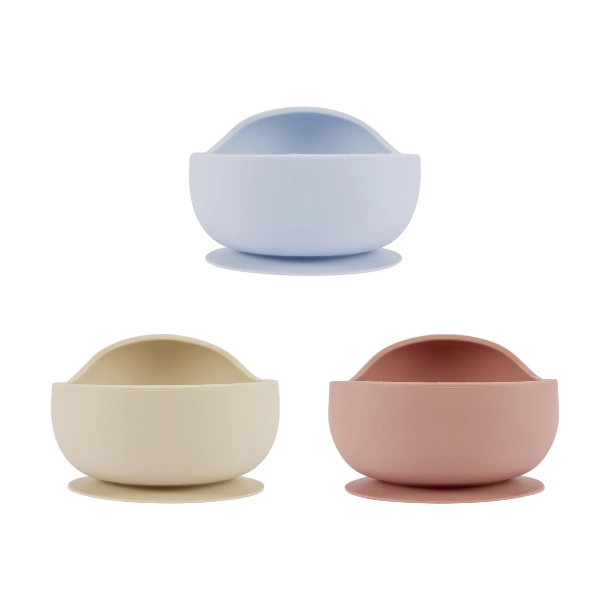 4 Silicone Suction Lip Bowl - Assorted, 4 of 7
