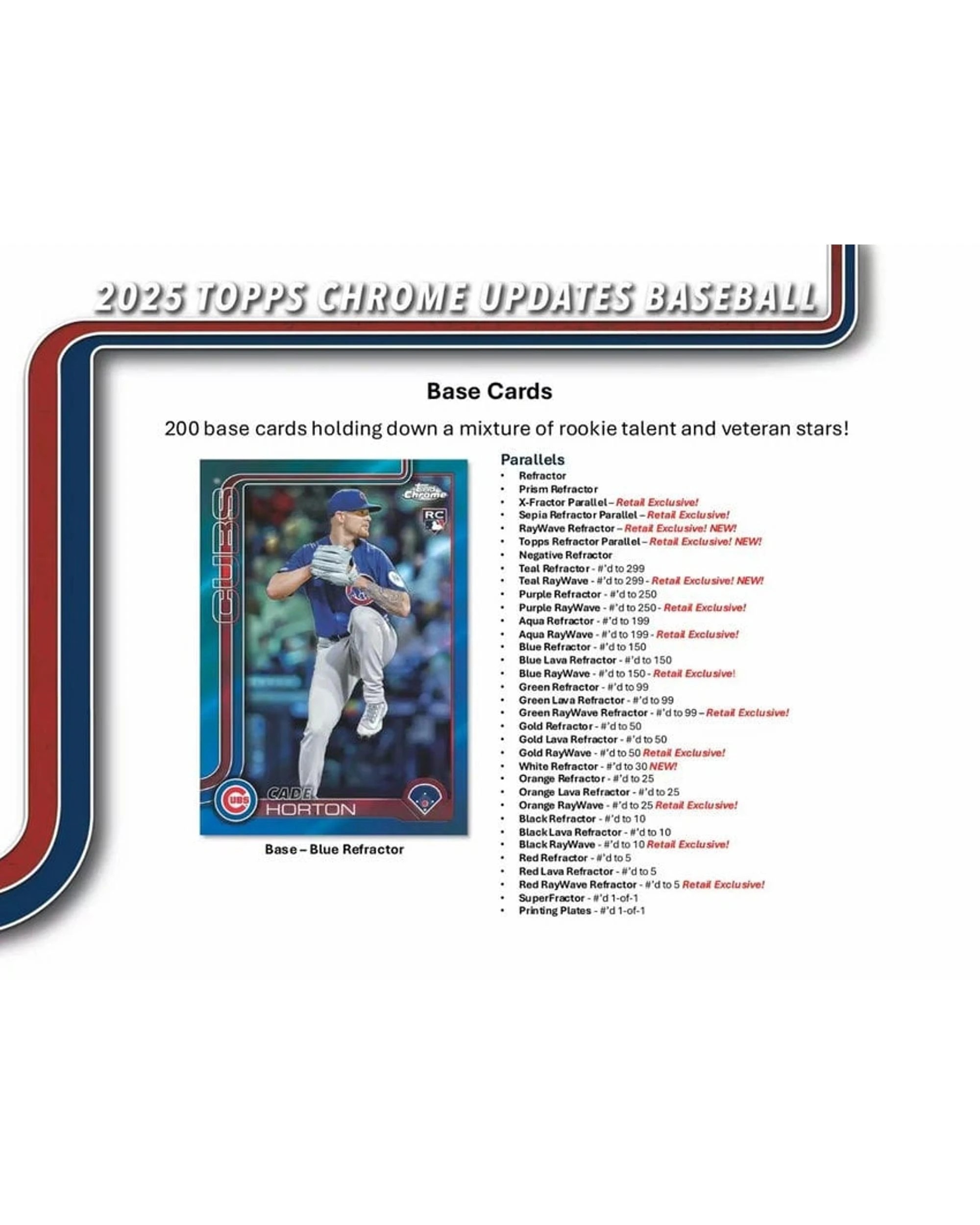 3 Topps 2025 MLB Chrome Update Series Baseball Mega Box, 3 of 10