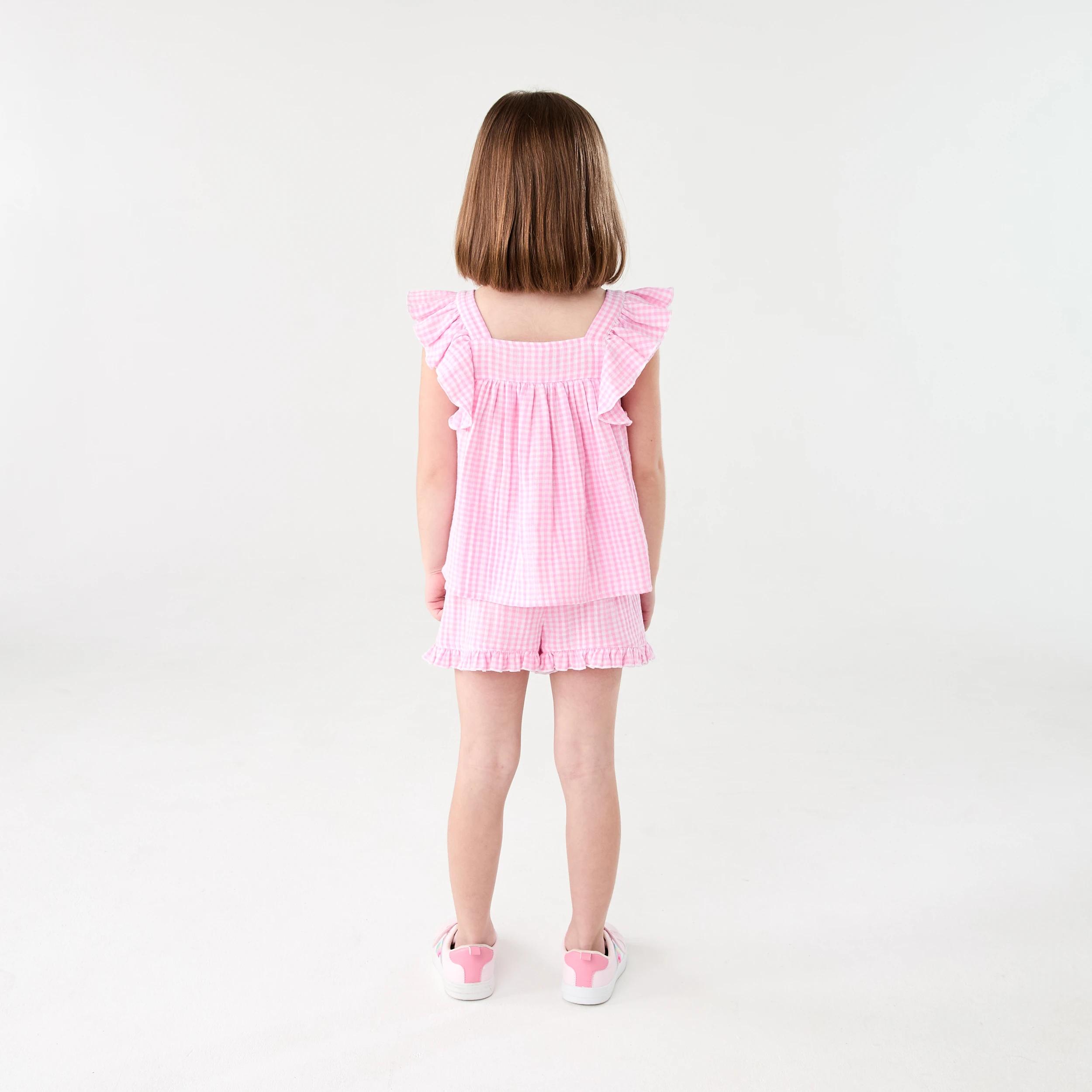 7 Woven Frill Top PINK GINGHAM, 7 of 7