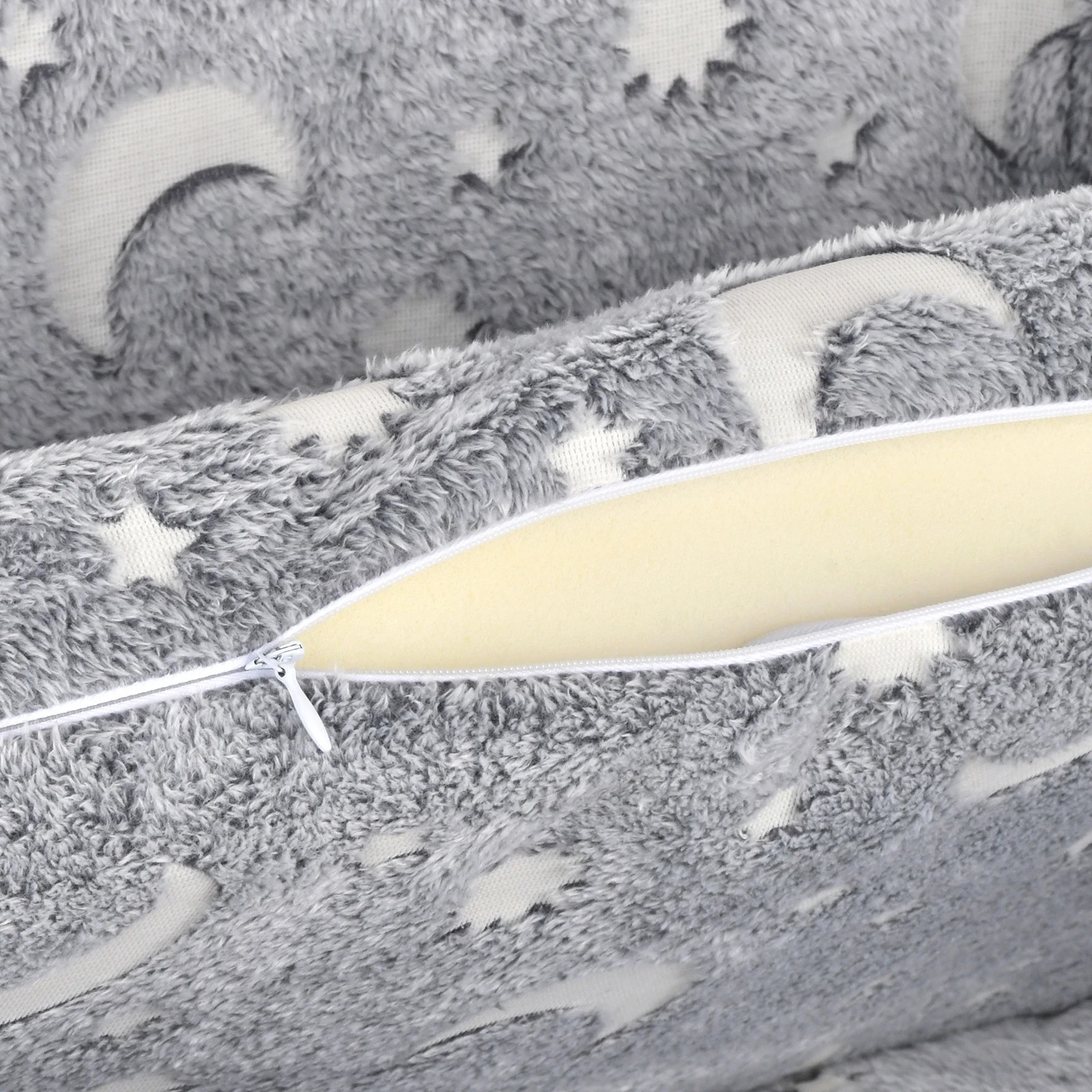 5 Advwin 2-in-1 Kids Flip Open Sofa Couch Foldable Bed Grey, 5 of 8