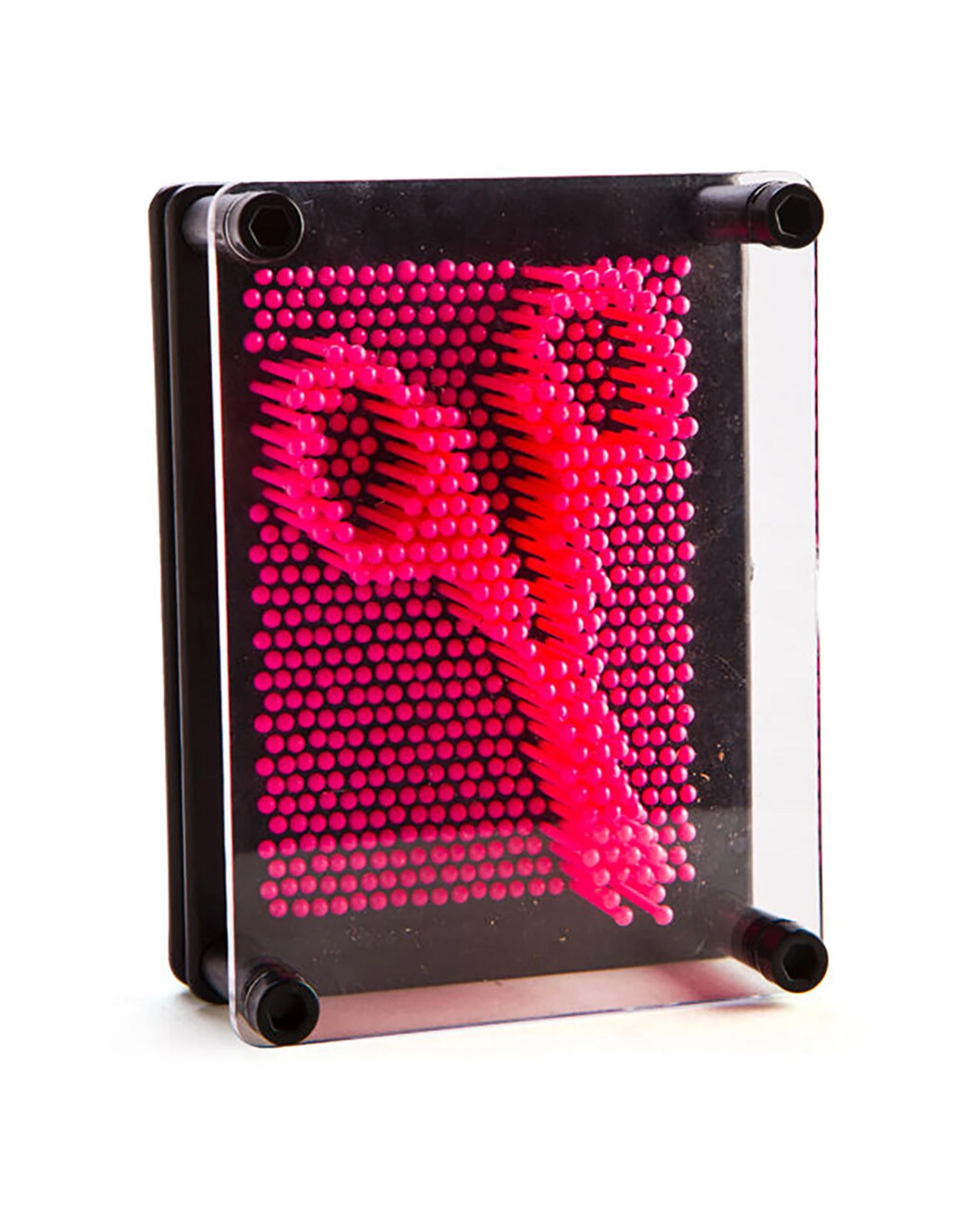 2 MDI Neon Push Pin Art Square Desk Decor 13x10cm - Pink, 2 of 5