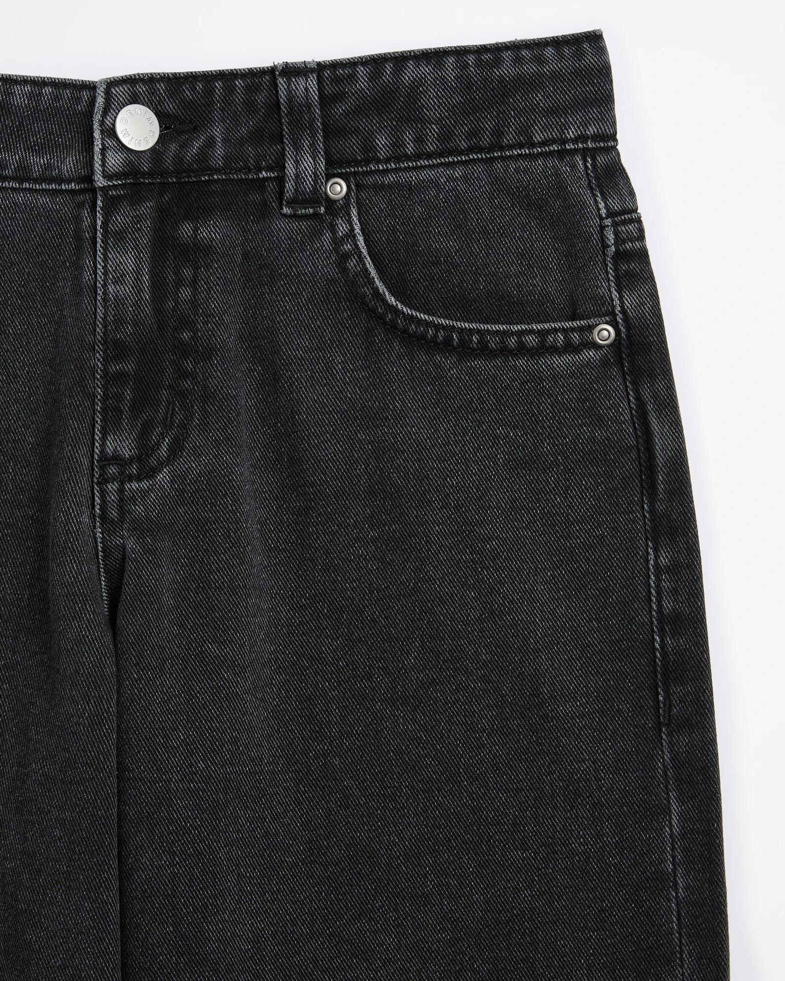 5 Target Wide Leg Denim Jeans BLACK, 5 of 7