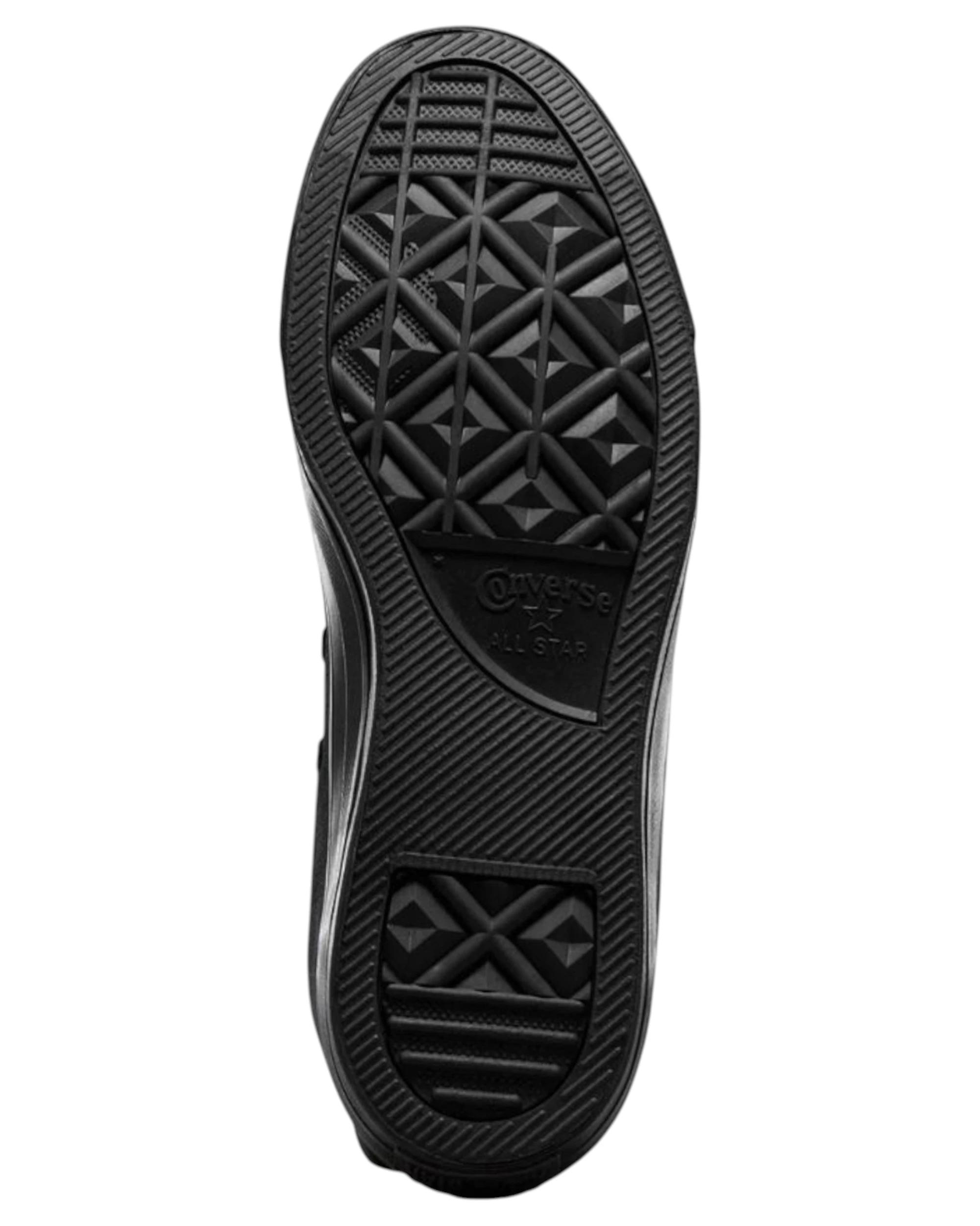 7 Converse Unisex Chuck Taylor All Star Classic High Top Black Monochrome Shoes BLACK MONOCHROME, 7 of 9