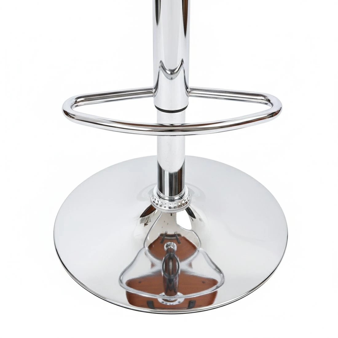 7 Artiss Bar Stools Gas Lift Leather - Black, 7 of 8