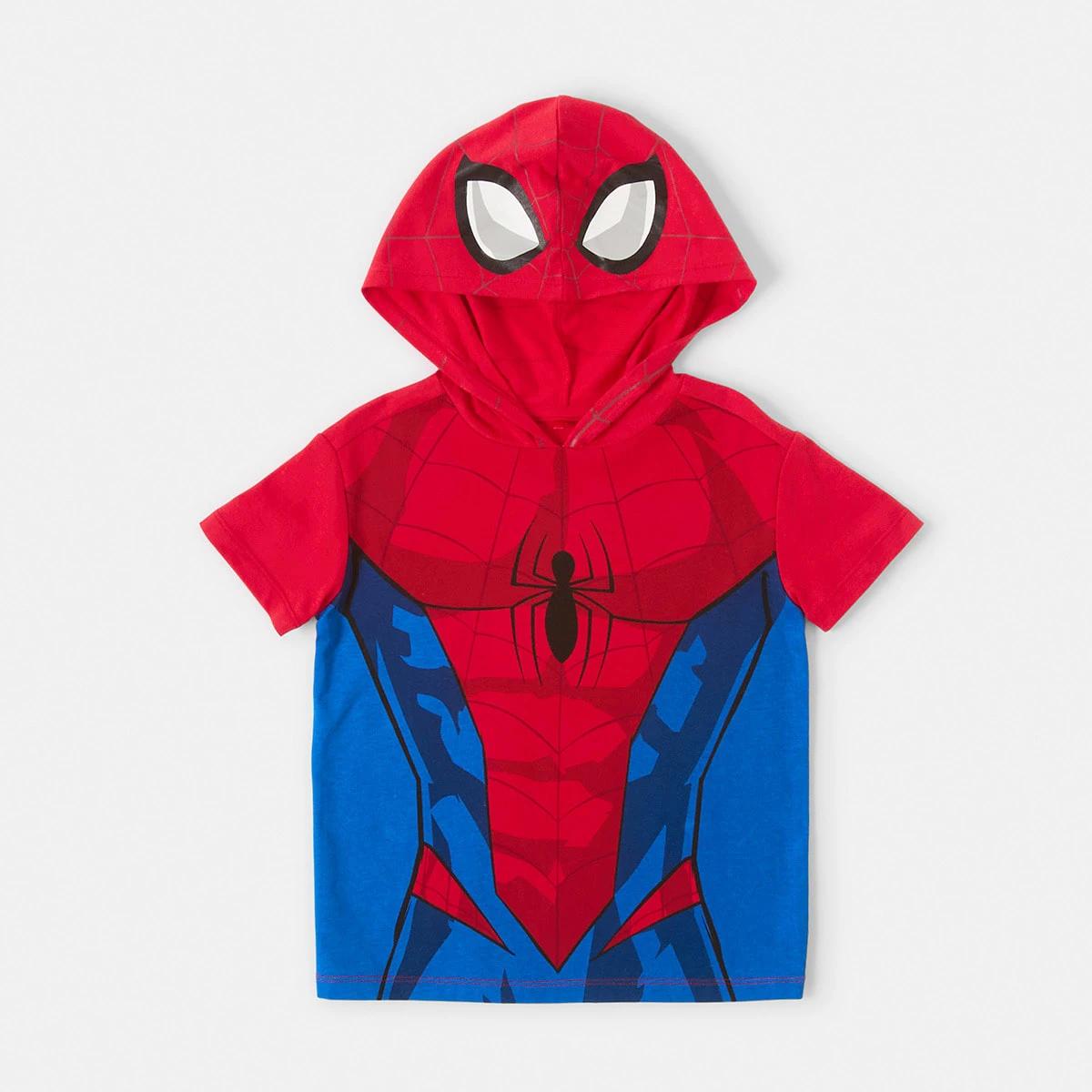 8 Spider-Man License Character Hooded T-shirt Spiderman, 8 of 9