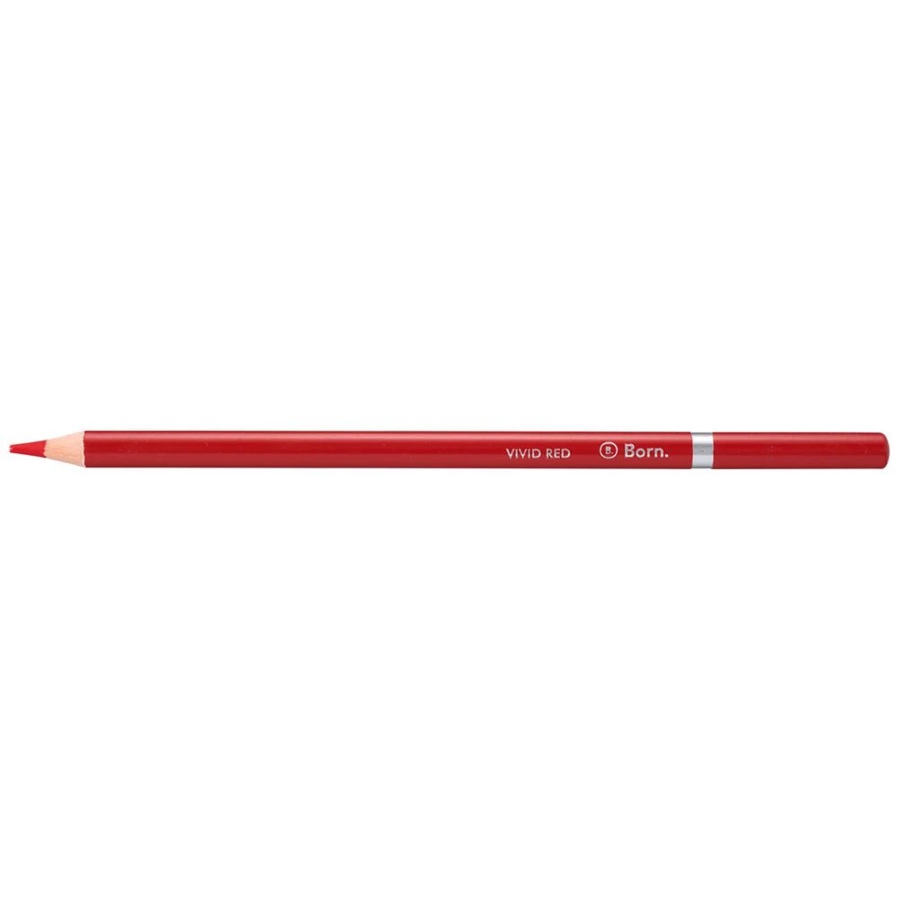 1 Born Premium Colour Pencil Vivid Red, 1 of 3