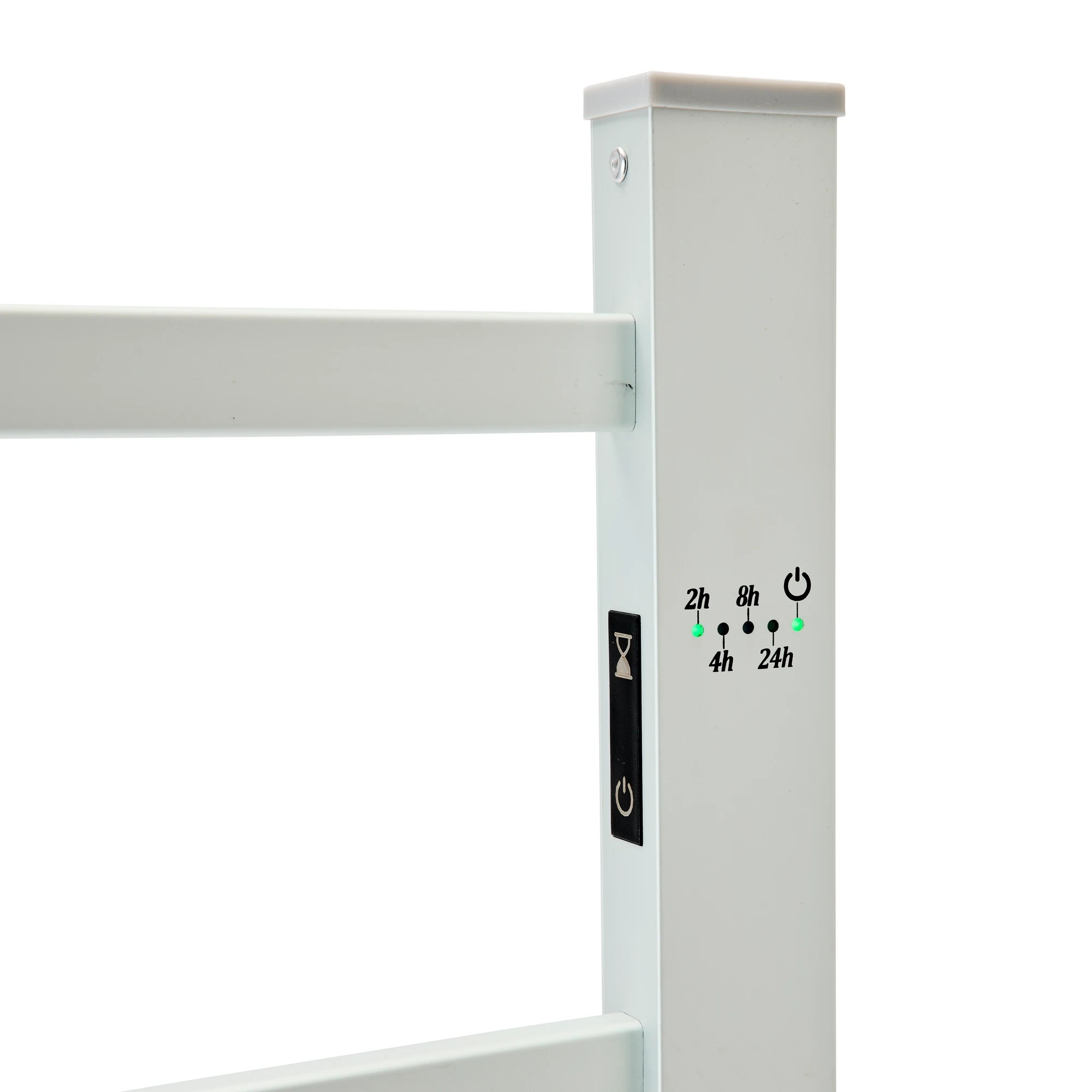 7 Heated Towel Rail - Silver, 7 of 10