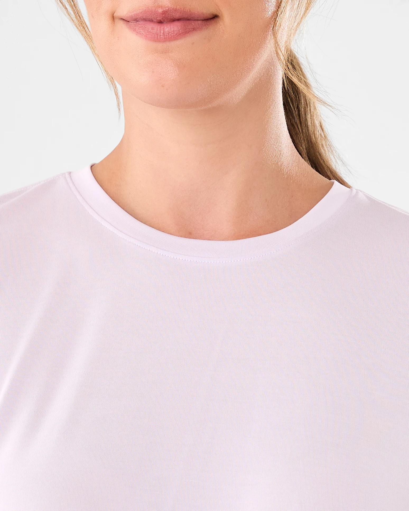 5 Active Womens Modal Blend Mid Length T-shirt Mist Lilac, 5 of 6