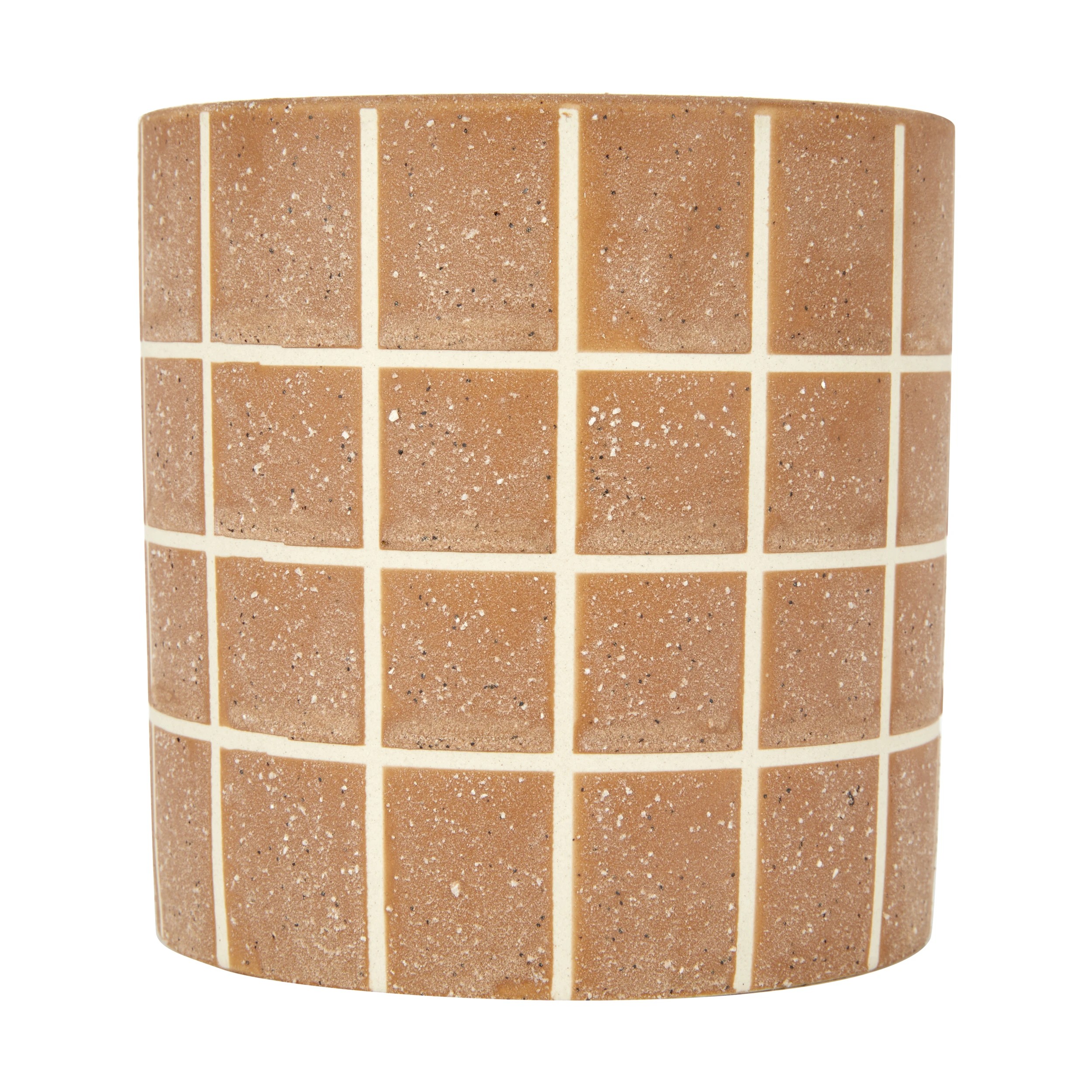 1 Check Embossed Candle, 1 of 4