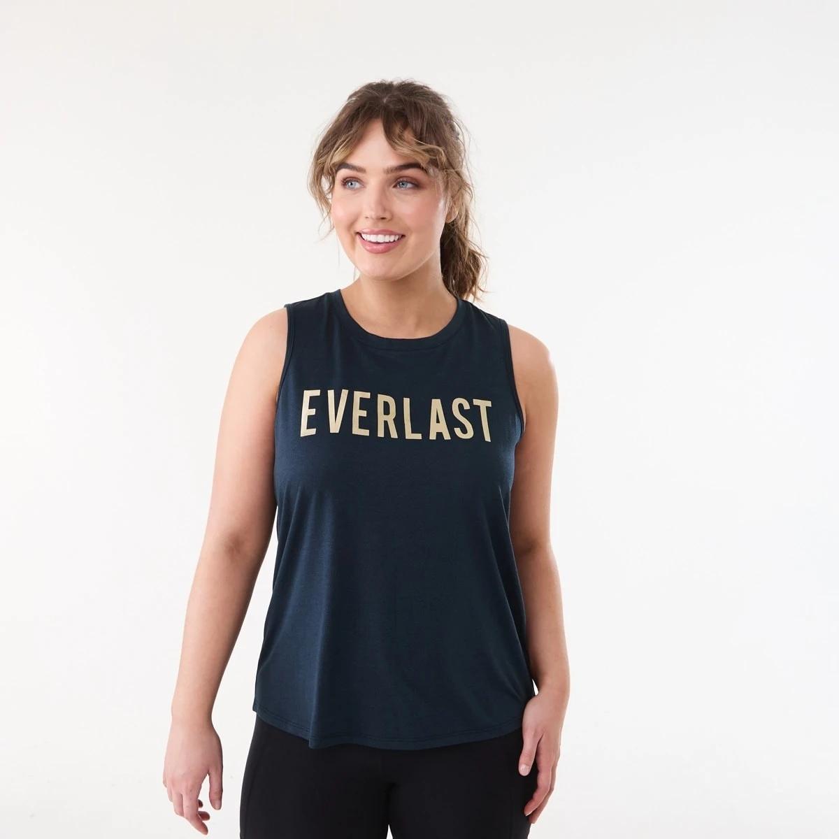 1 Everlast Womens Keyhole Tank EVERLAST MOOD INDIGO, 1 of 6