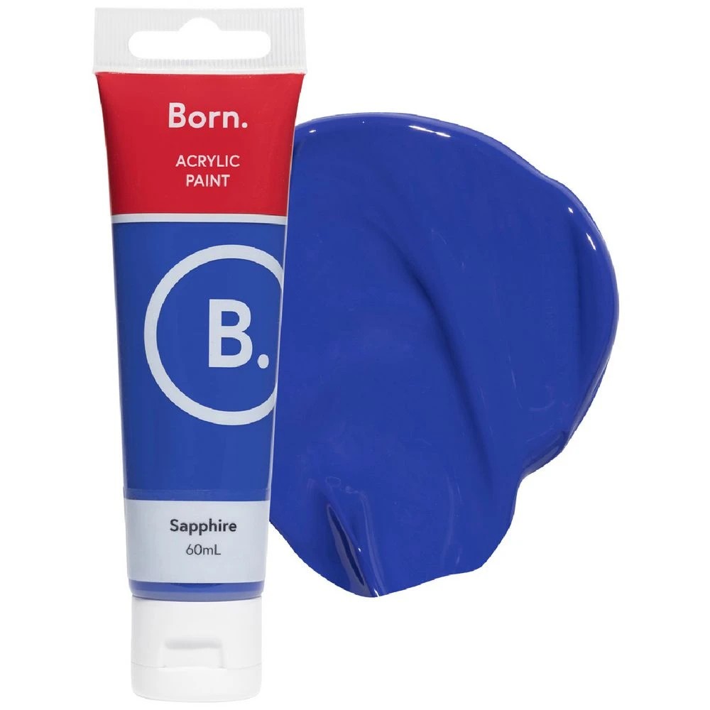 1 Born Acrylic Paint 60mL Sapphire, 1 of 3