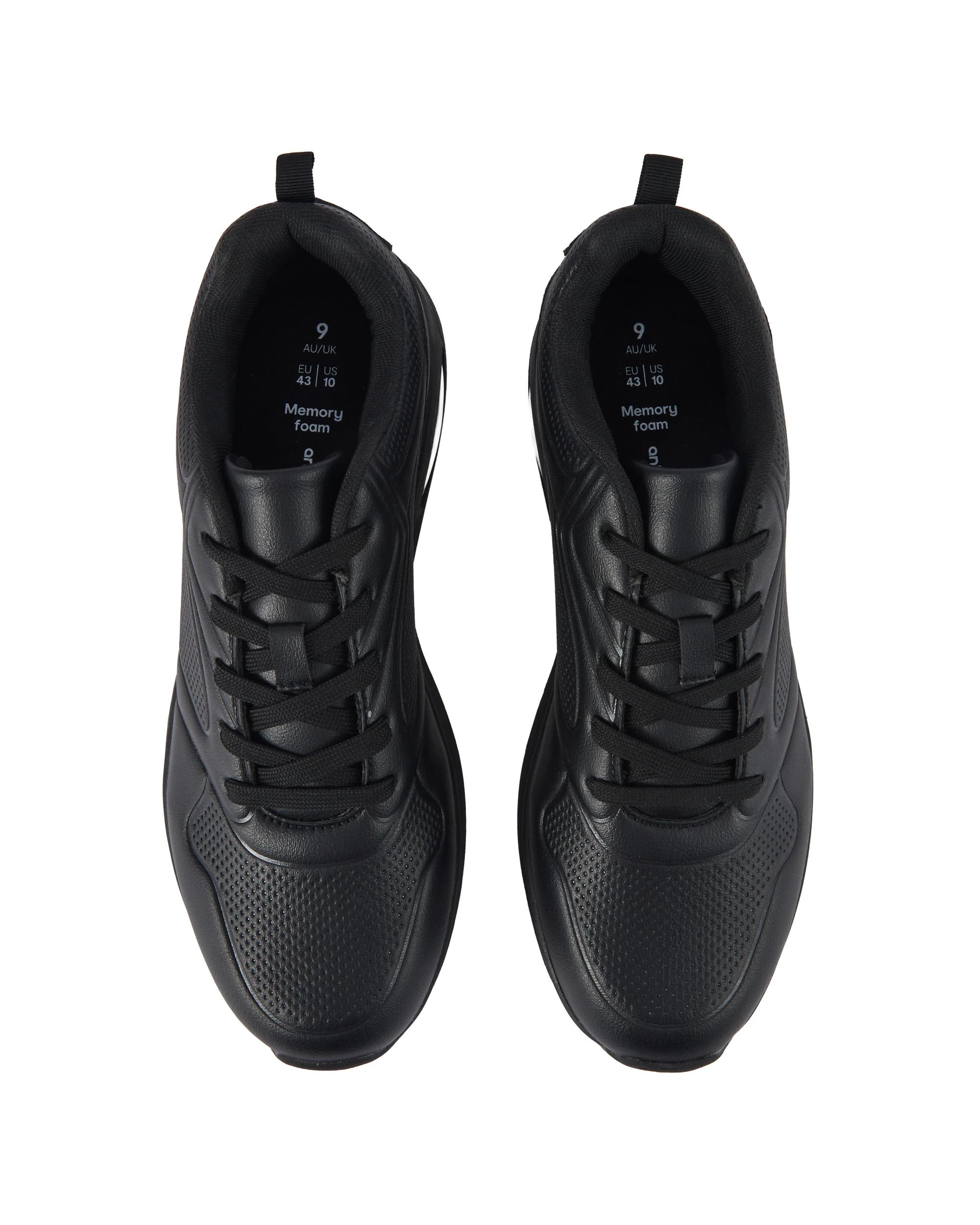 3 PU Sneakers Black, 3 of 5