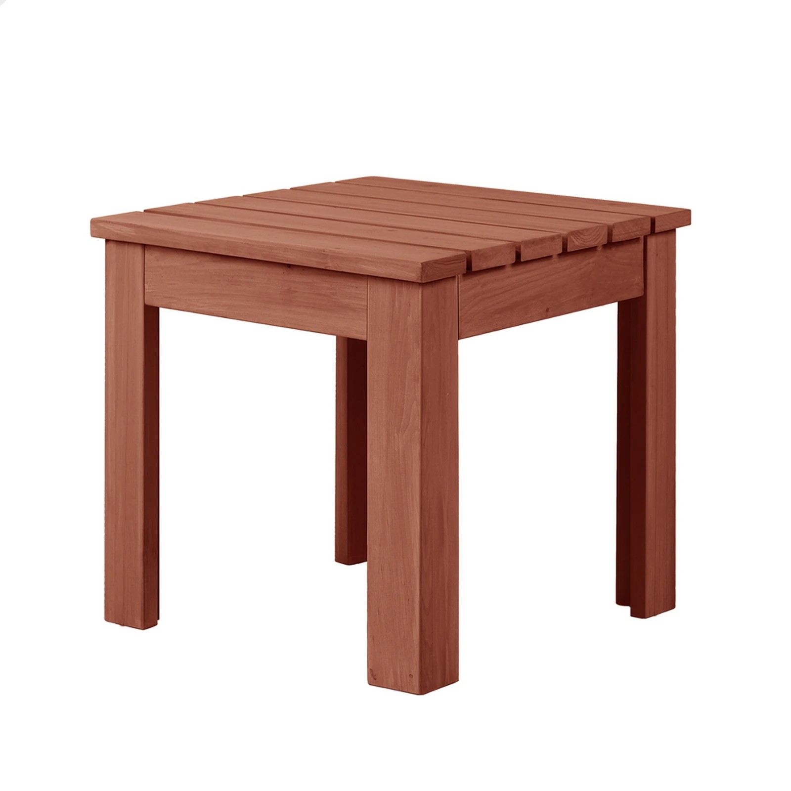 1 Alfordson Wooden Side Desk Coffee Table Outdoor Furniture Patio Garden - Brown, 1 of 9