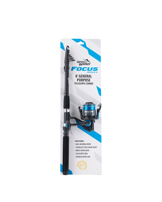 Jarvis Walker Focus Series 2 General Purpose Telescopic Combo - 8ft., B
