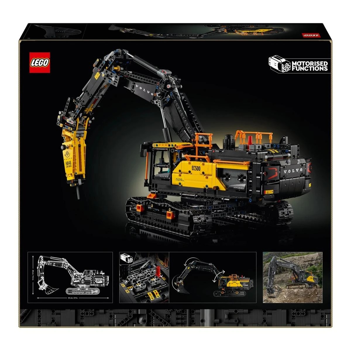 10 LEGO Technic Volvo EC500 Hybrid Excavator 42215, 10 of 10