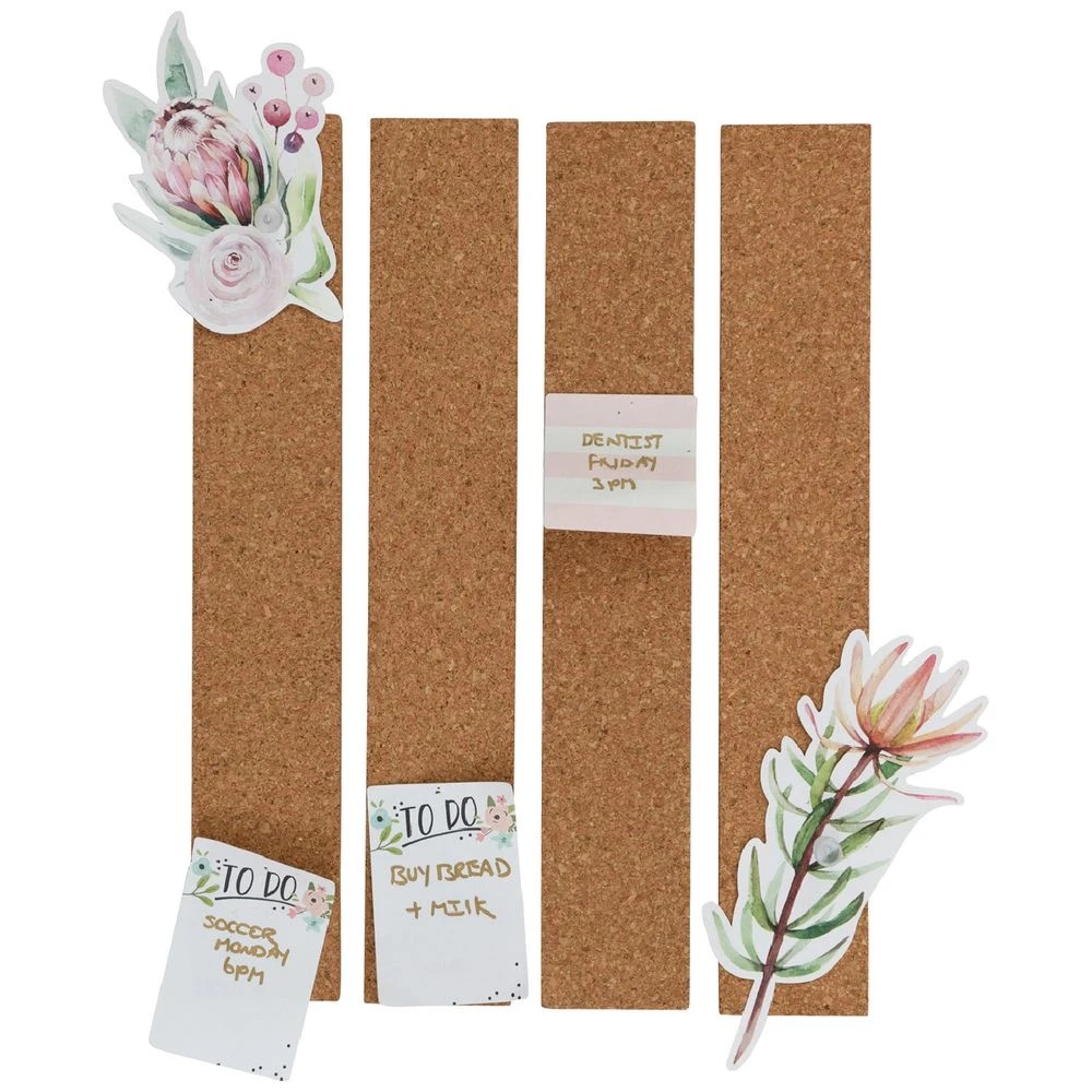 1 Otto Adhesive Cork Sheets 30 x 5cm 4 Pack, 1 of 4