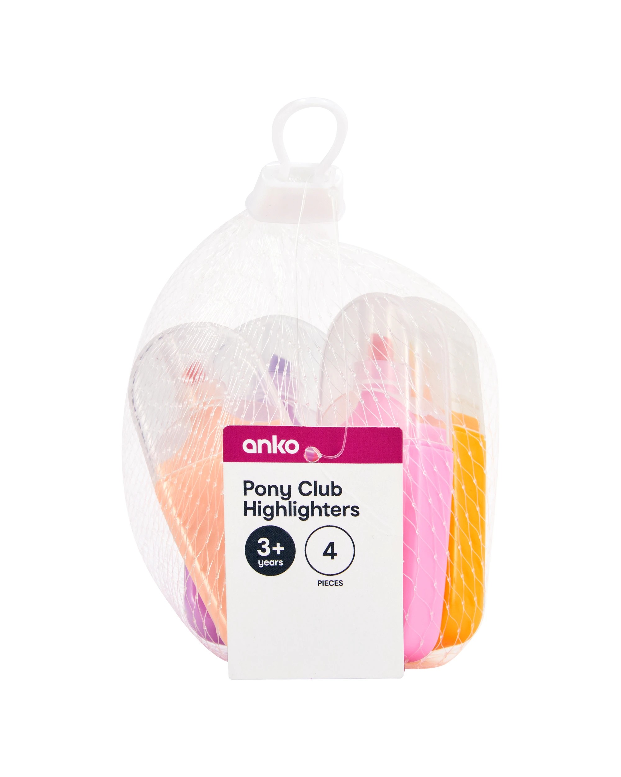 1 4 Piece Pony Club Highlighters, 1 of 5