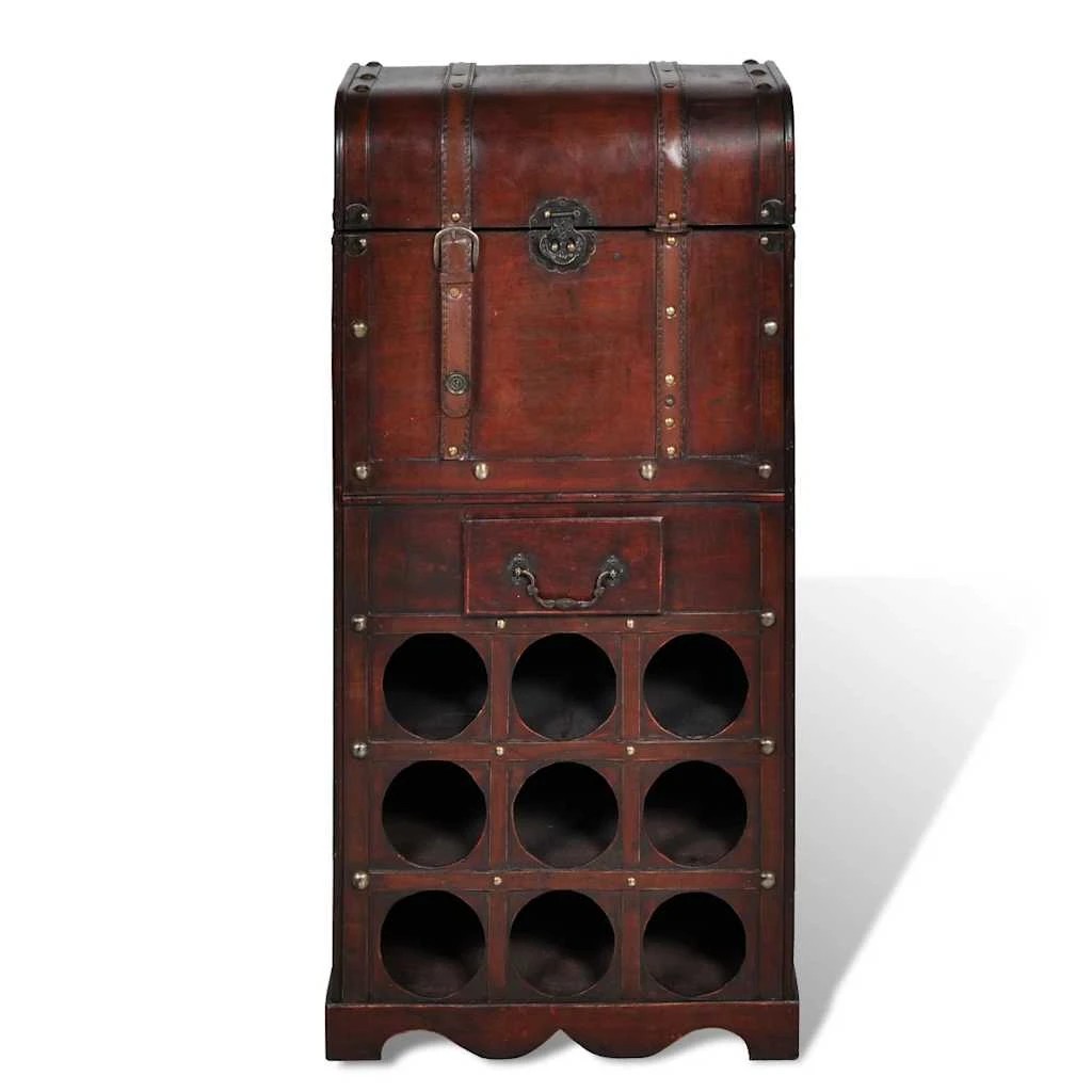 2 vidaXL Wine rack - Red, 2 of 6