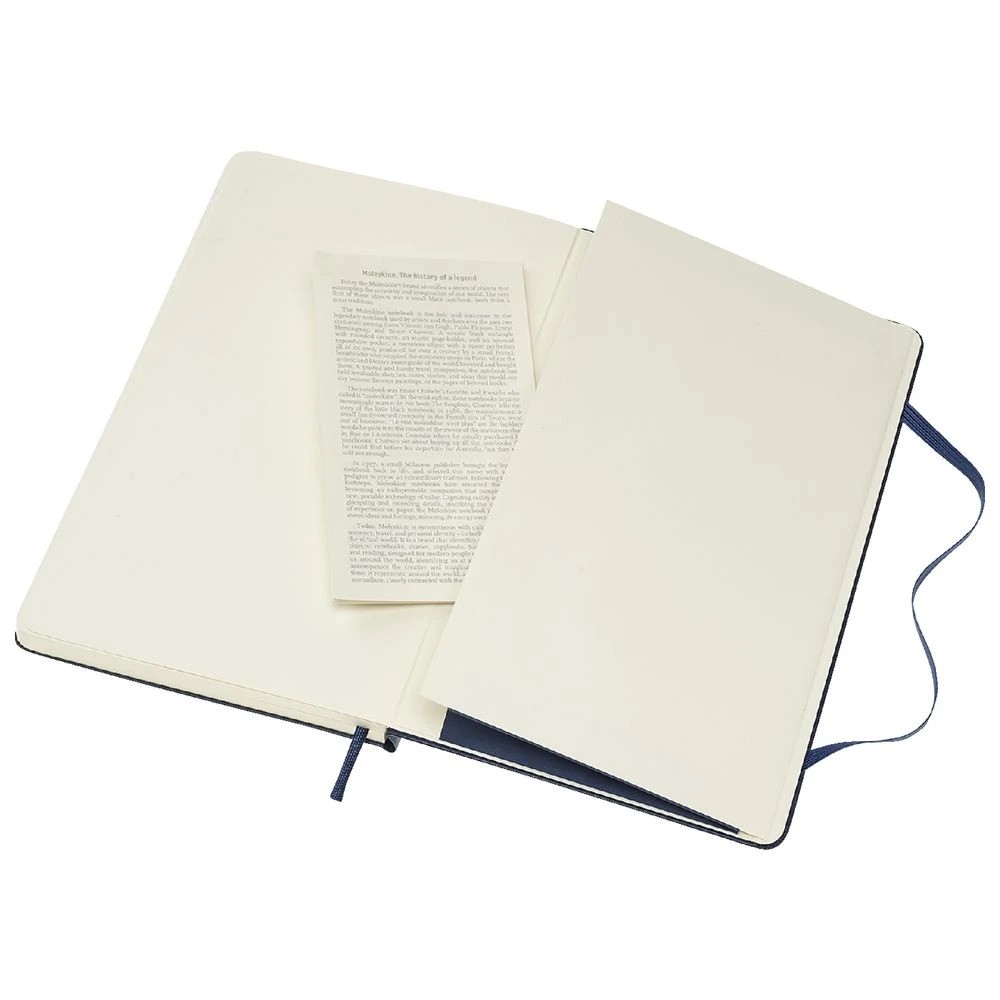 5 Moleskine Classic Hardcover Dot Grid Large 240p Notebook Blue, 5 of 5