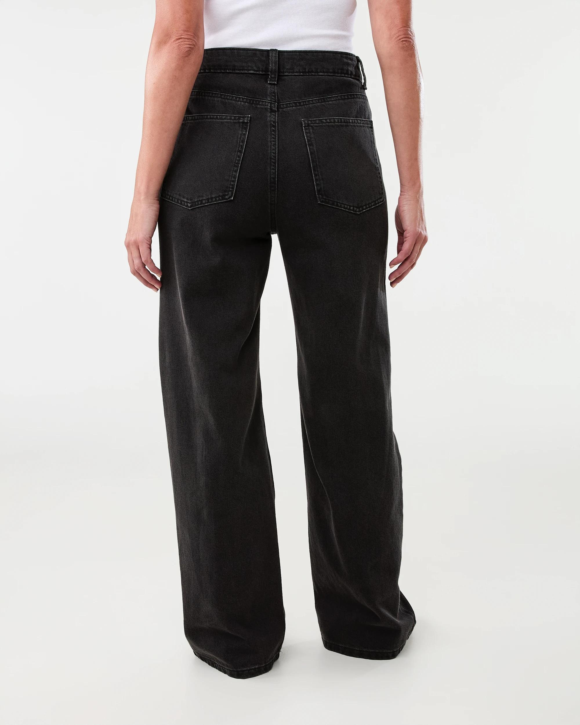 4 Straight Leg Jeans BLACK WASH, 4 of 8