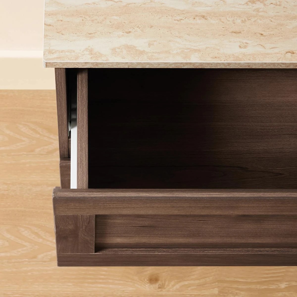 8 Bailey Bedside Table Walnut Look, 8 of 8