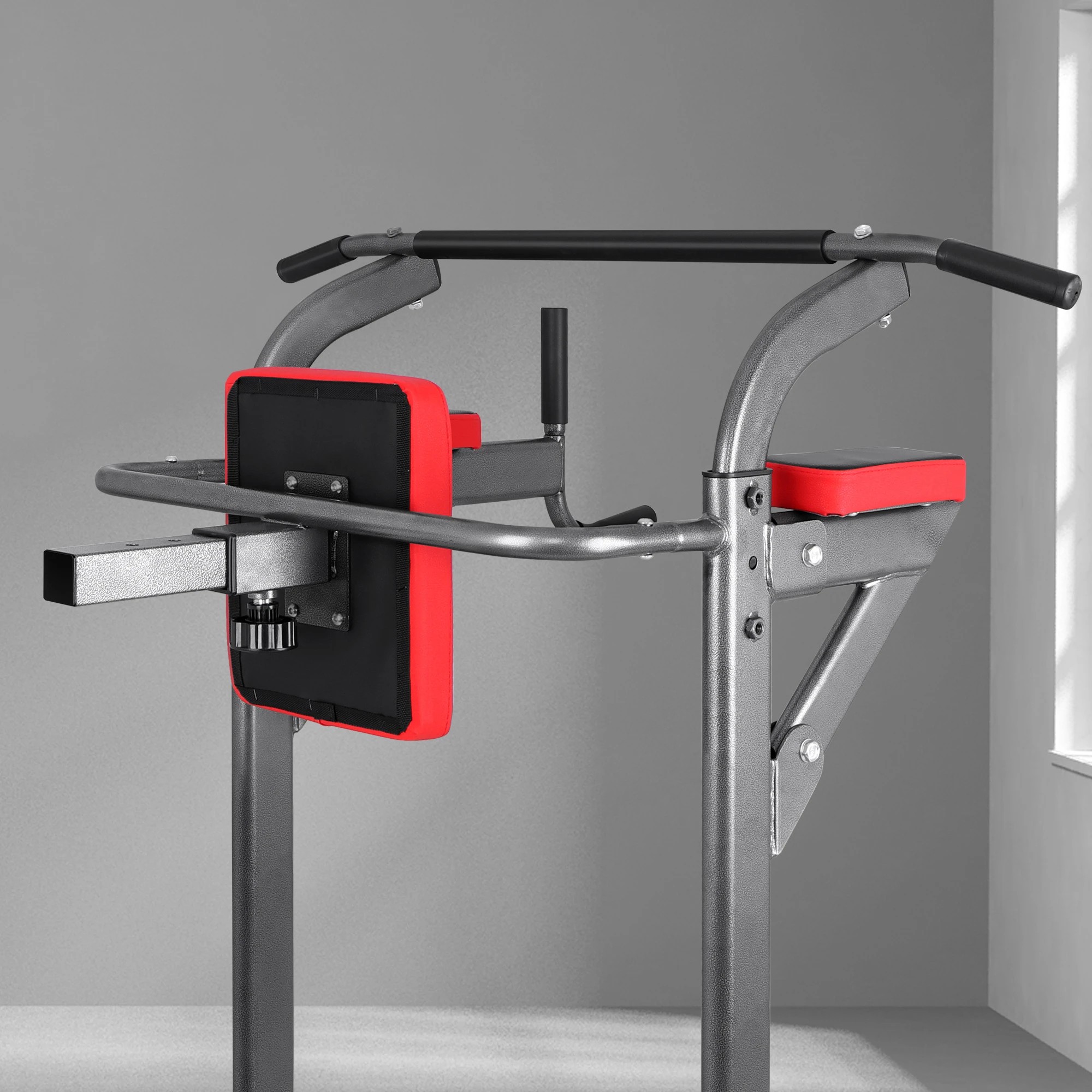 4 Black Lord Power Tower Chin Up Bar Push Pull Up Weight Bench Gym Station, 4 of 7