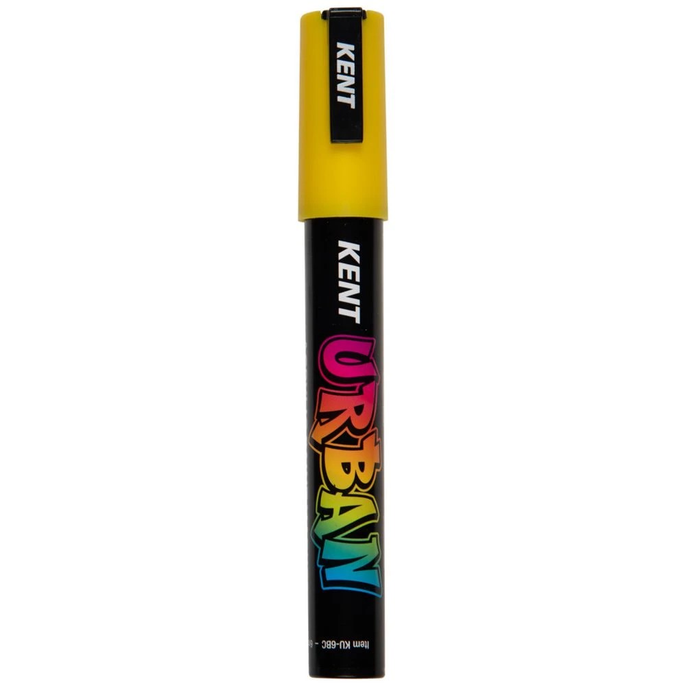 1 Kent Urban Acrylic Paint Marker 6mm Yellow, 1 of 3
