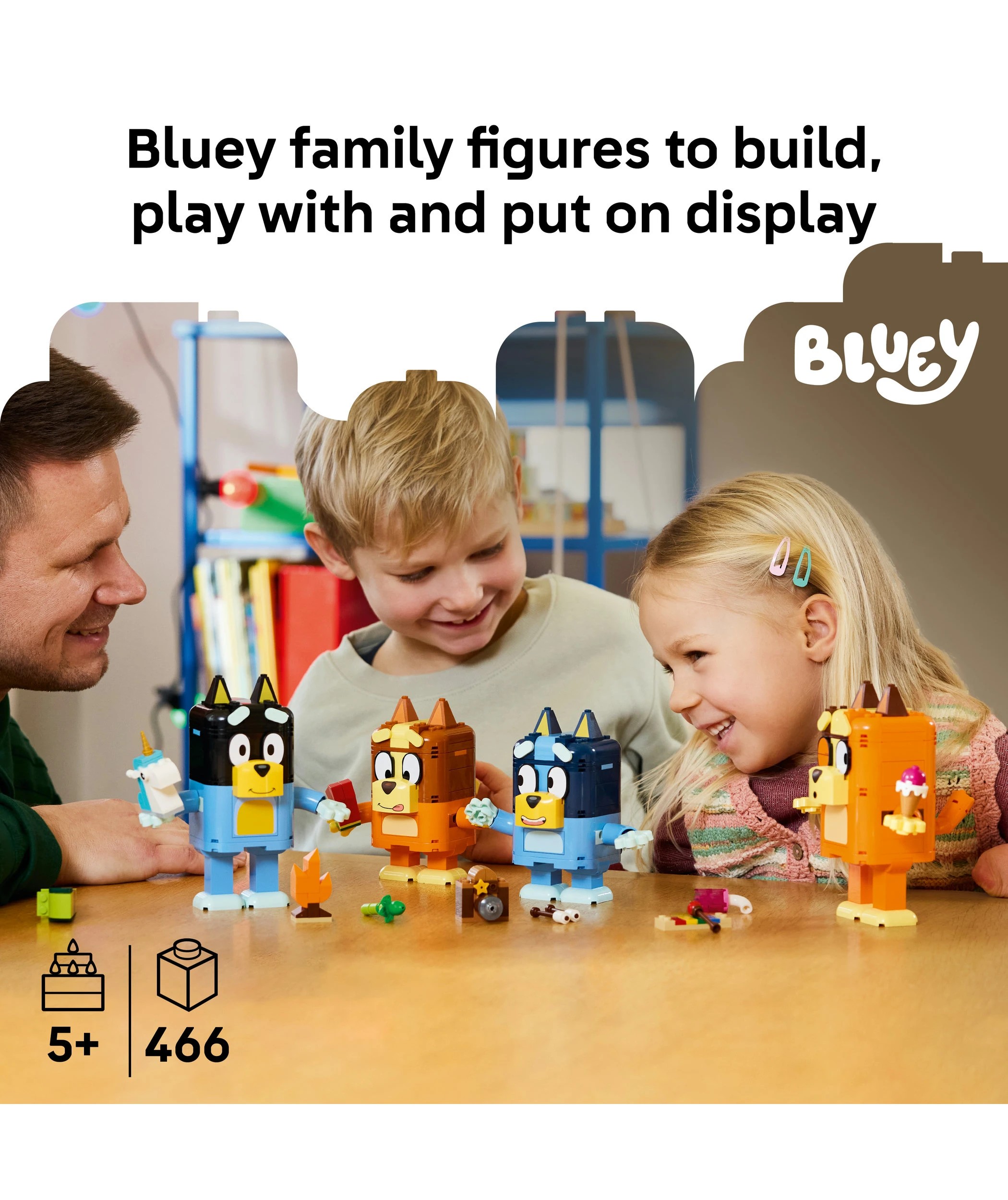 3 LEGO Bluey Brick-Built Bluey Family 11217, 3 of 10