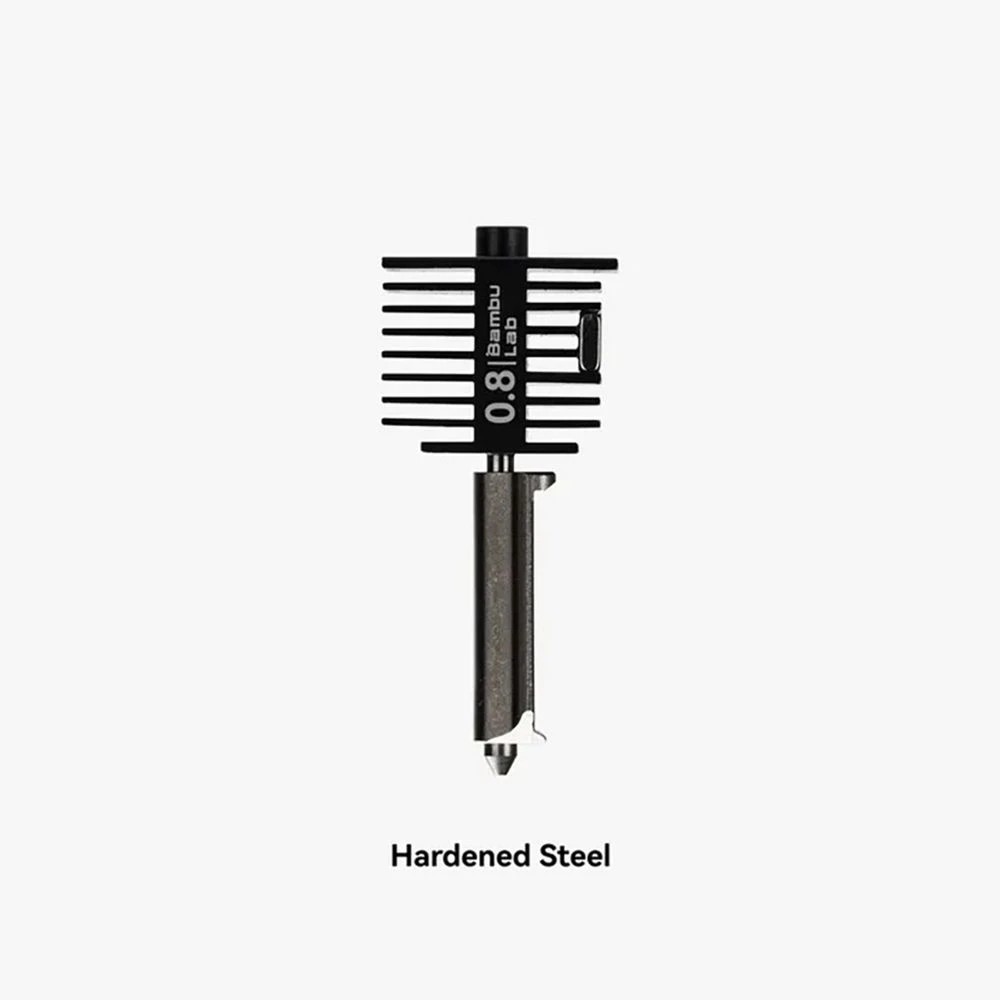 1 Bambu Lab Hotend with Hardened Steel Nozzle 0.8mm A1 Mini/A1, 1 of 1