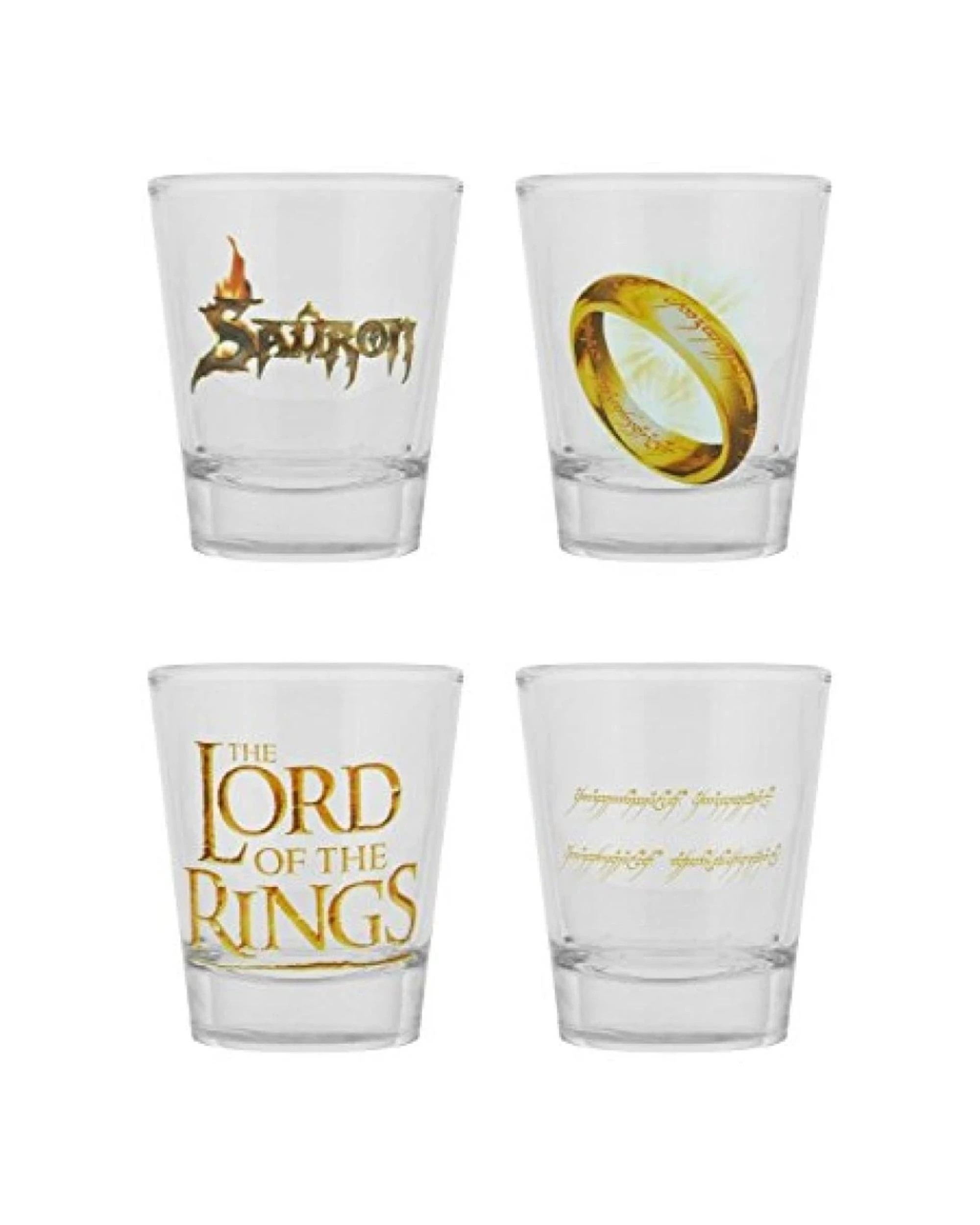 3 The Lord of the Rings Shot Glasses 4 Piece Set, 3 of 3