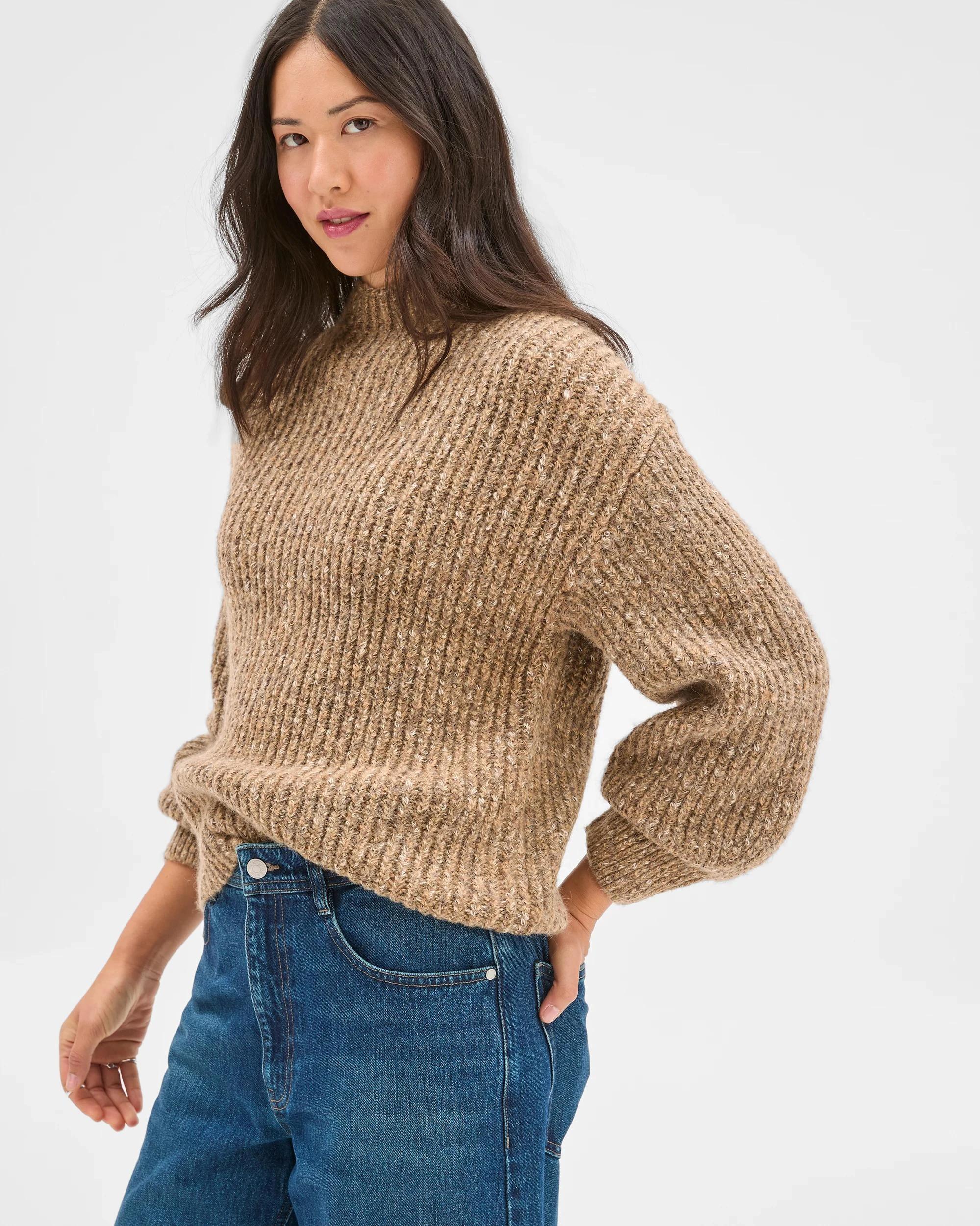 4 Target Woman Twist Yarn High Neck Jumper NATURAL TWIST, 4 of 8