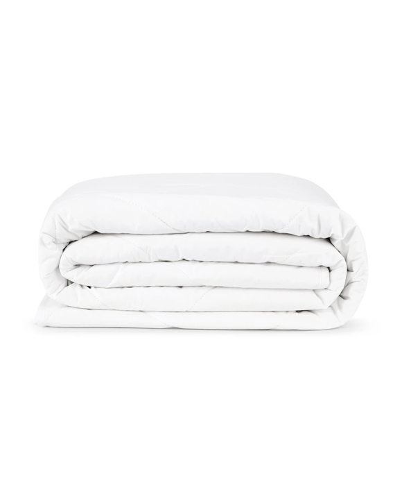 Low Warmth Summer Cotton Wool Quilt - Queen Bed, White