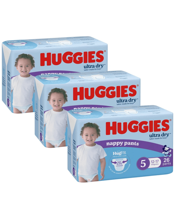 Huggies Nappy Pants Walker Boy 78 Pack