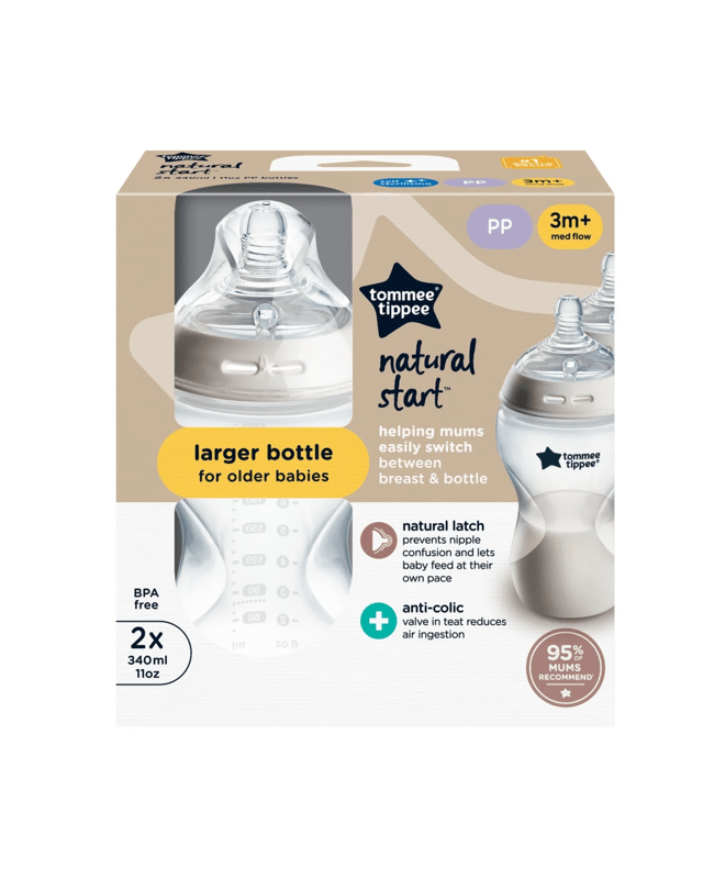 2 Pack Tommee Tippee Natural Start Baby Bot