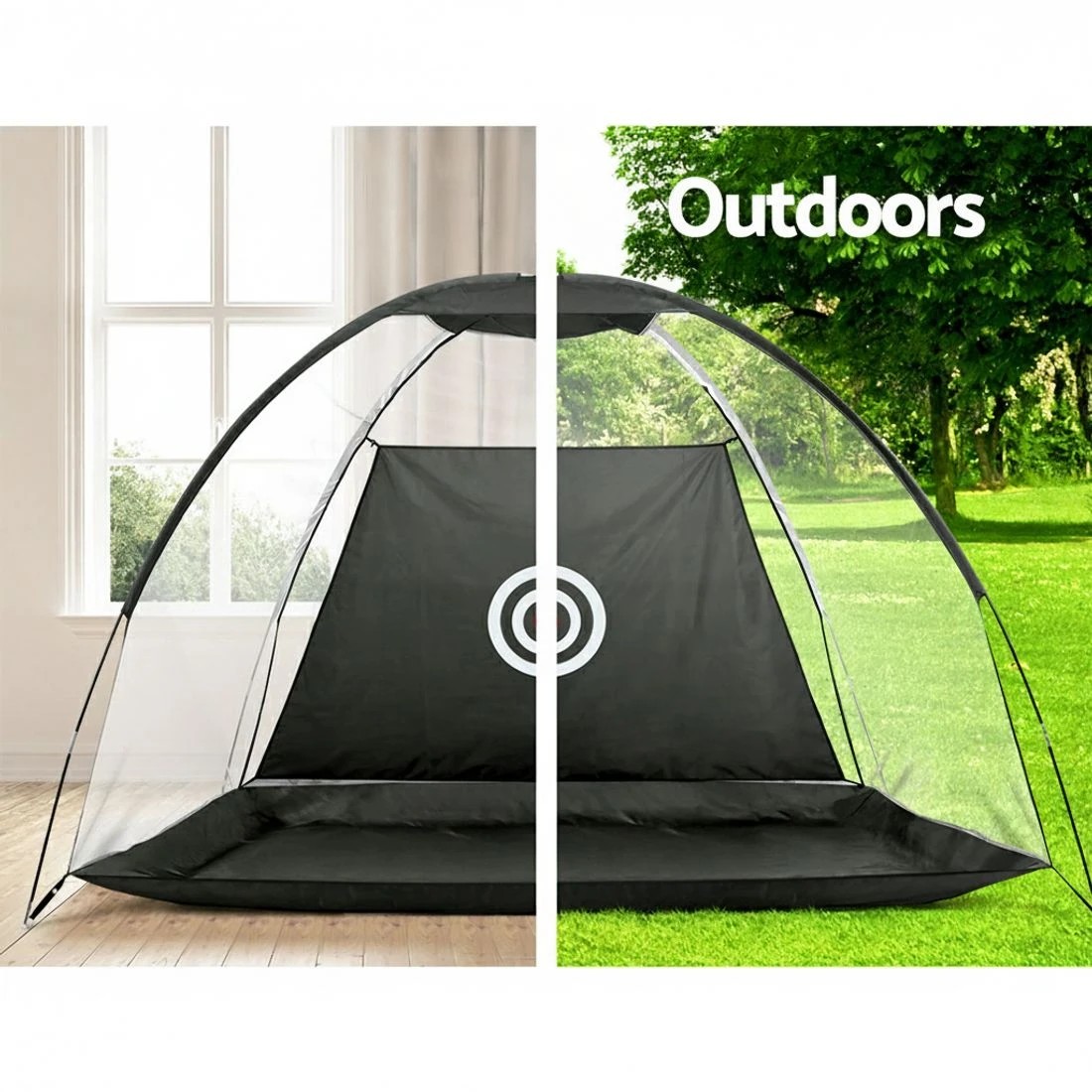 5 Everfit 3M Golf Practice Net Portable Training Aid Driving Target Tent - Green, 5 of 6