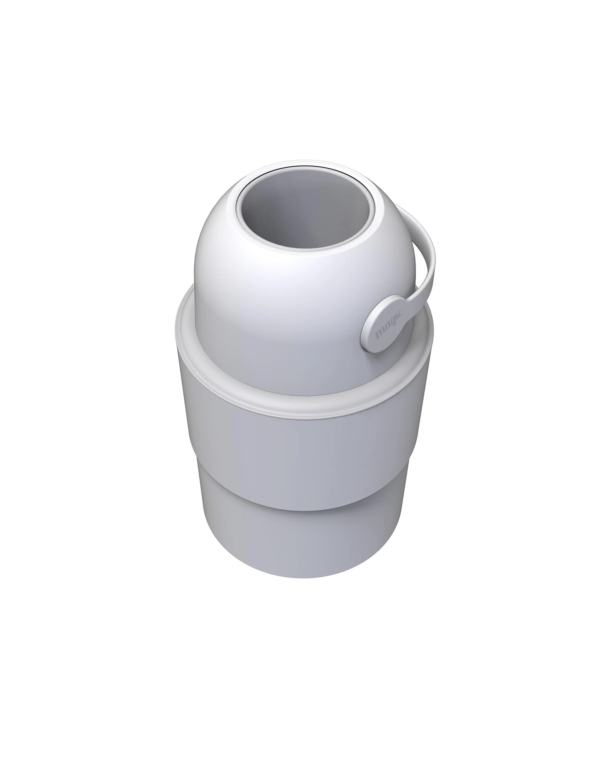 2 Magic Heka M - Telescopic Nappy Bin - White, 2 of 2