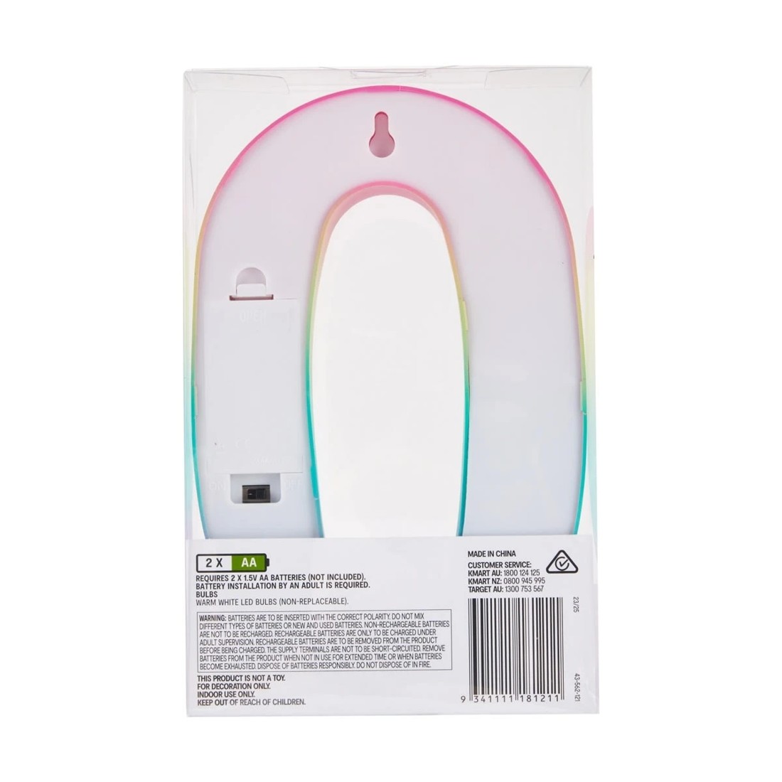 5 Ombre Light Up Number - 0, 5 of 5