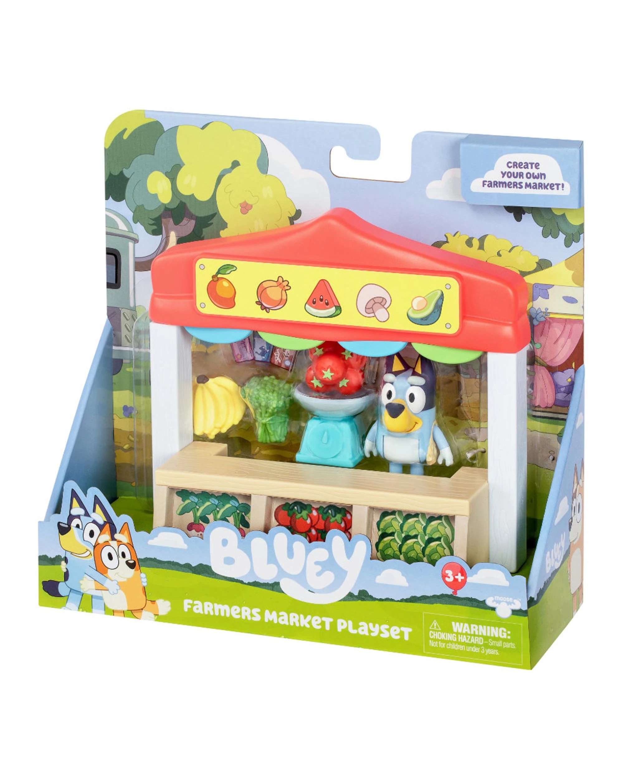 8 Bluey Mini Figure Playset Series 10 Farmers Market, 8 of 10
