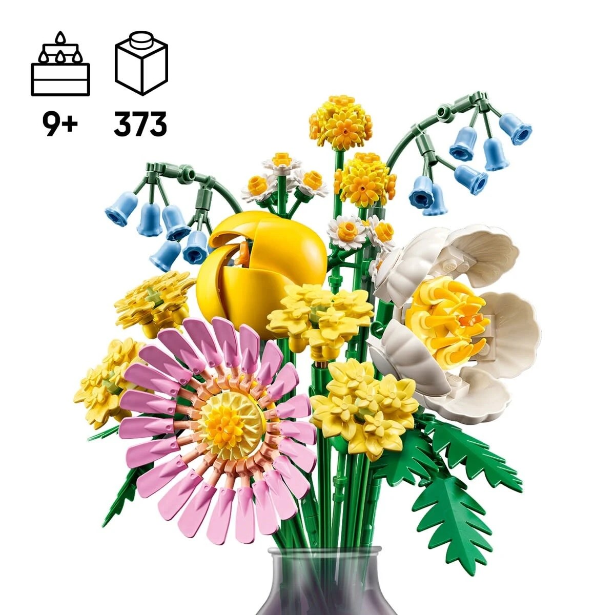 9 LEGO Botanicals Petite Sunny Bouquet 10347, 9 of 10