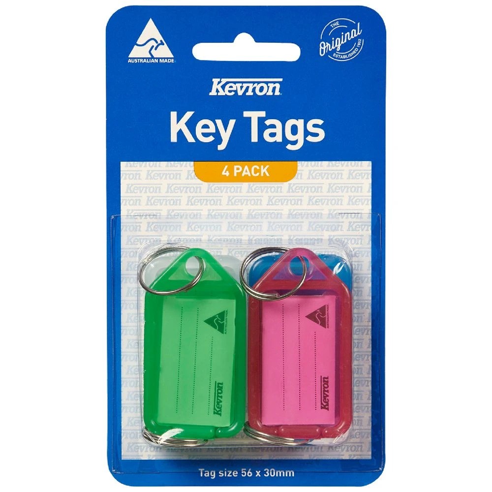 1 Kevron ID5 Key Tags 4 Pack, 1 of 1
