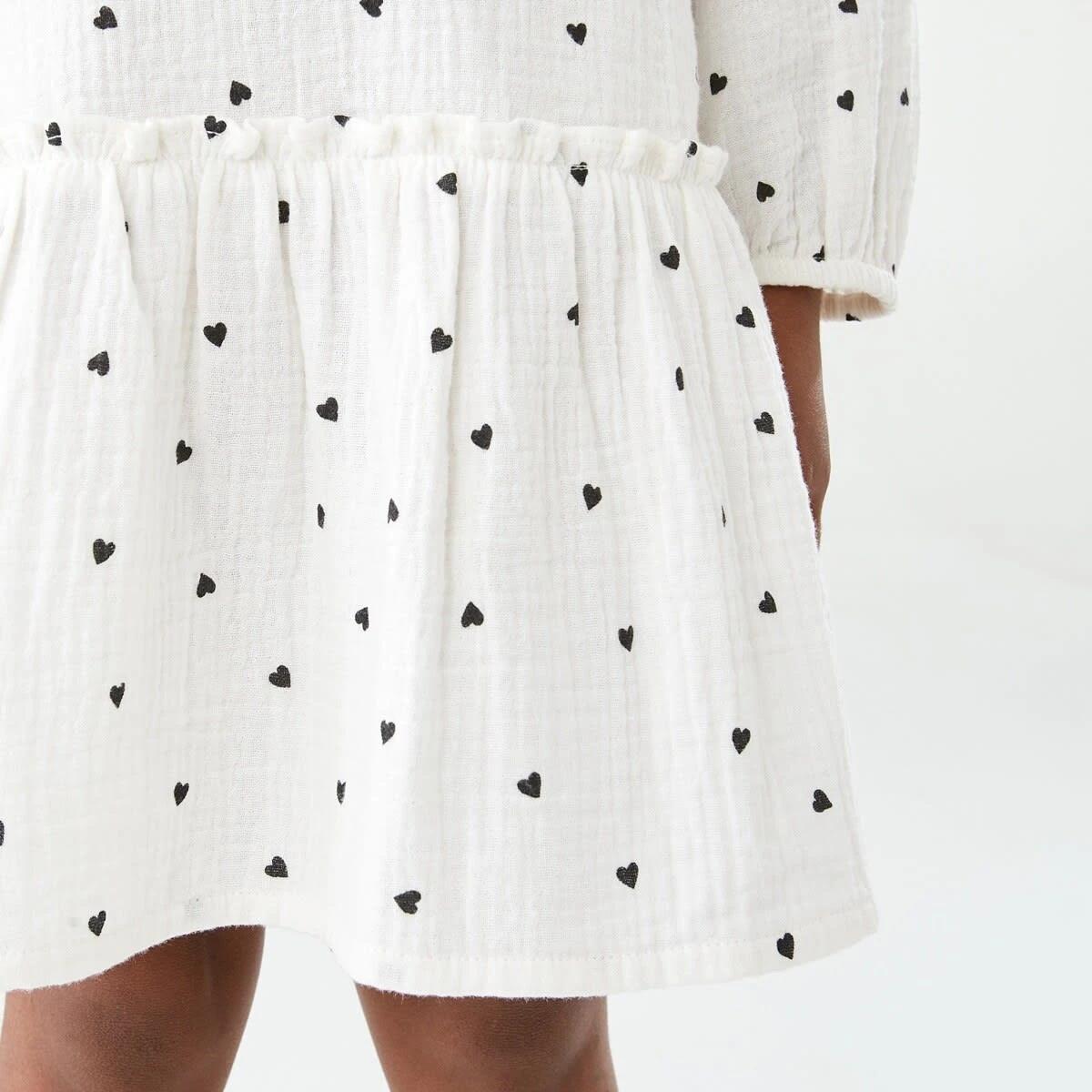 5 Long Sleeve Woven Dress Hearts, 5 of 9