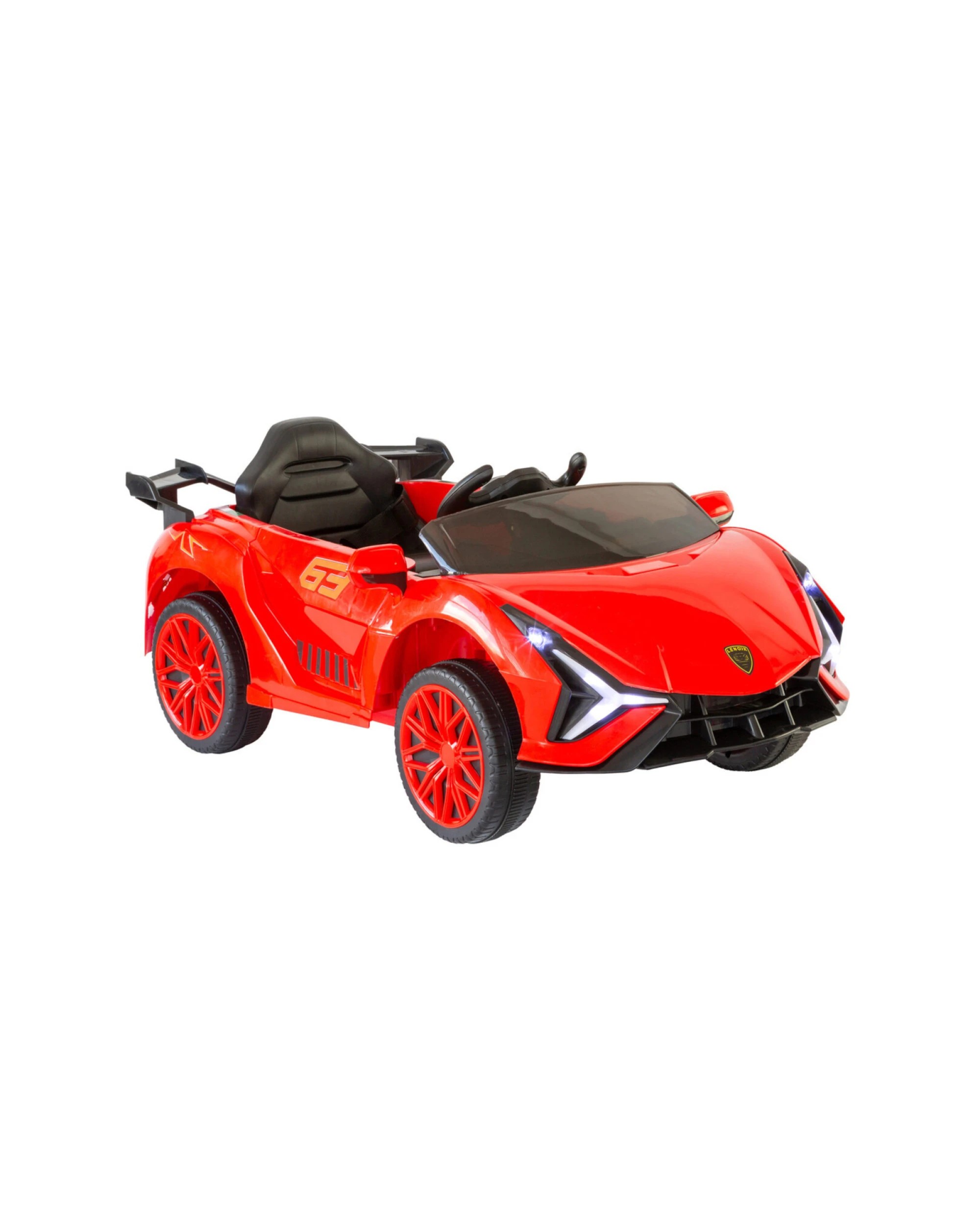 1 Lenoxx Ferrari Inspired 12V Ride-on Electric Car with Remote Control - Red, 1 of 10