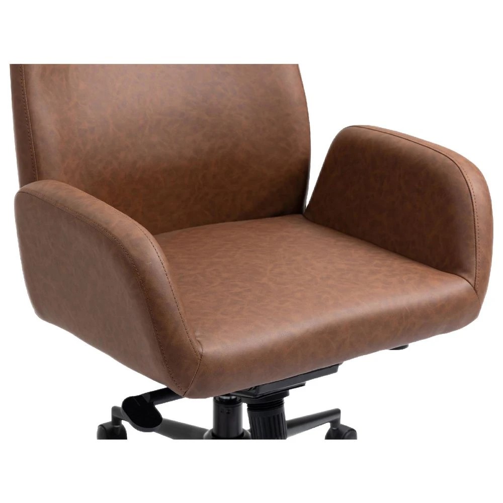 5 Lindenberg Chair PU Brown Ergonomic Chairs and Desk Chairs, 5 of 10