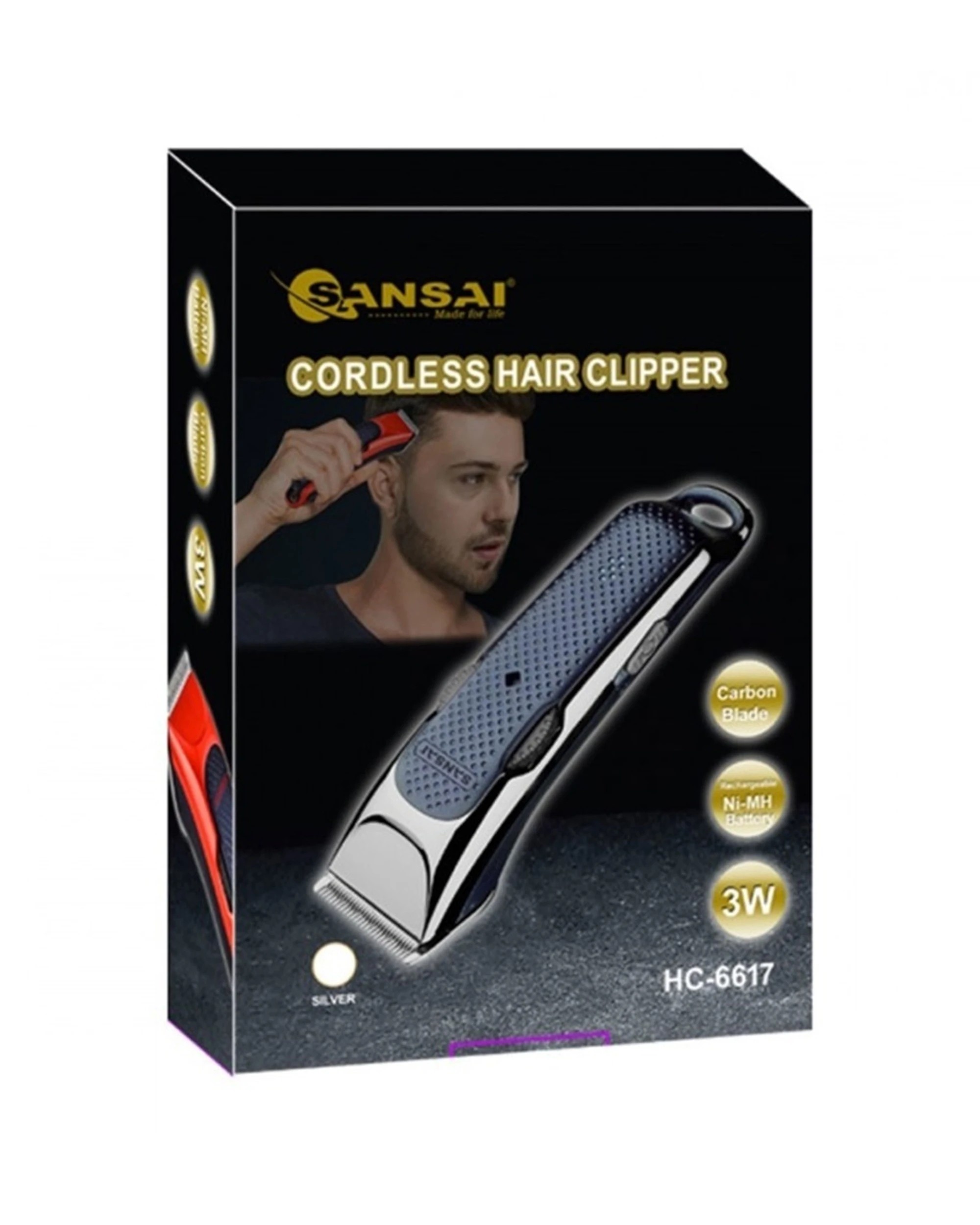 2 Sansai Cordless Rechargeable Hair Clipper Trimmer Men Facial Groomer - Blue, 2 of 2