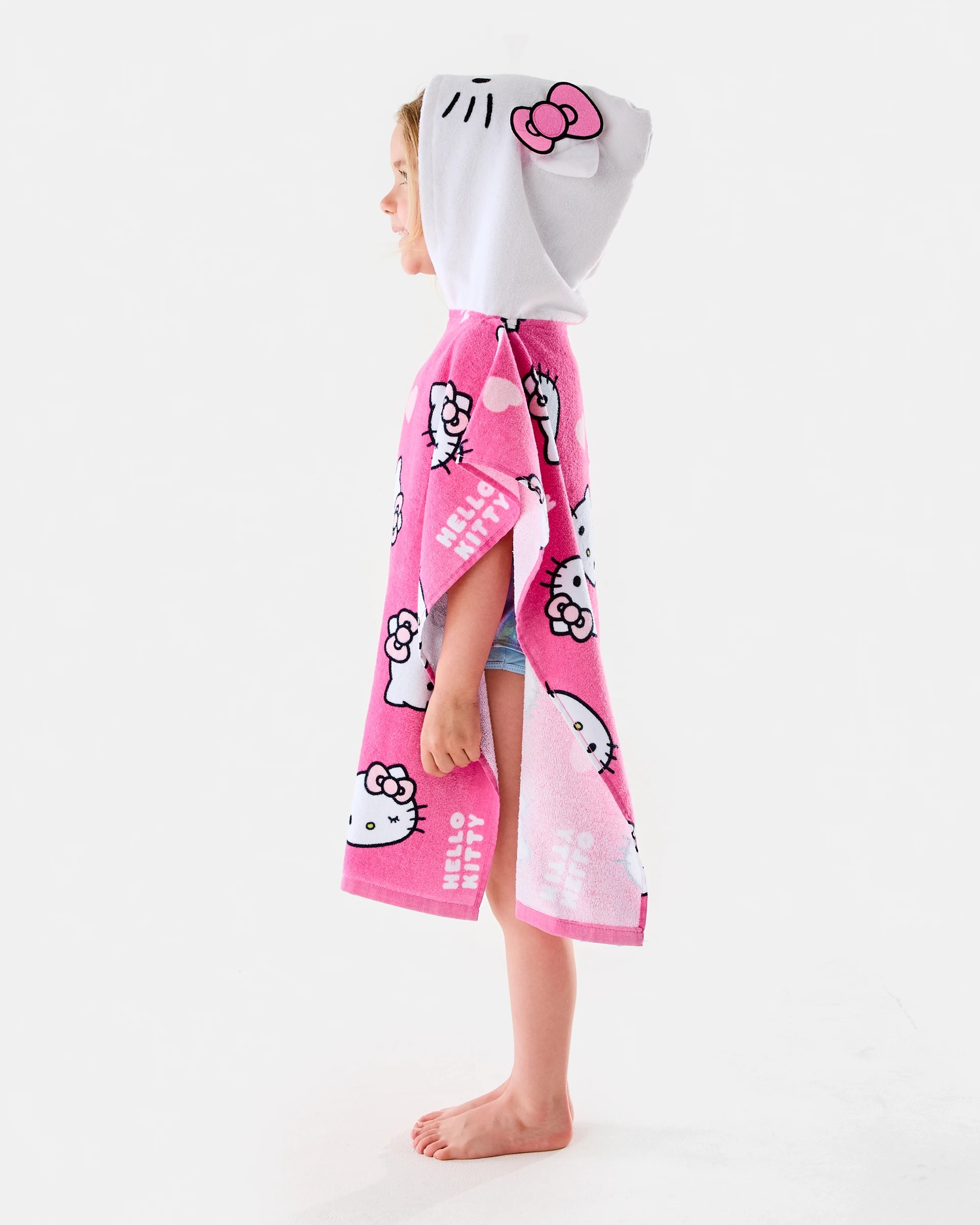 4 Hello Kitty Cotton Hooded Towel, 4 of 8