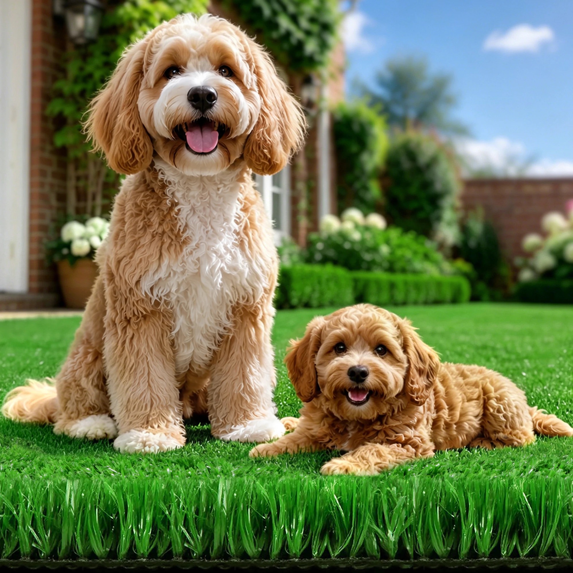 3 Otanic Artificial Grass 18mm 20sqm Synthetic Turf Gloss Fake Lawn 2mx5m - Green, 3 of 7